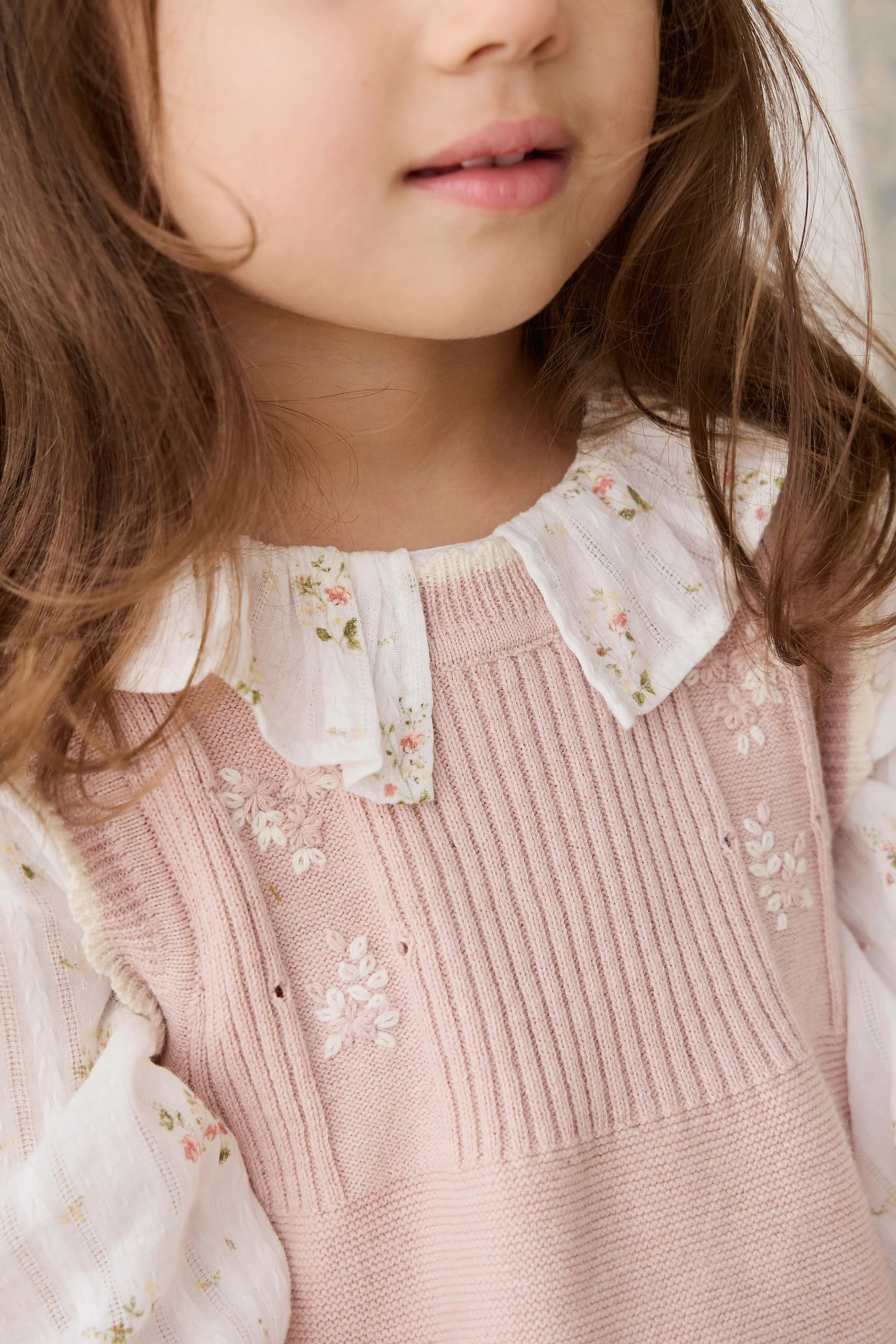 Abbie Knitted Top - Sweetpea Marle Abbie Flower - Image 5