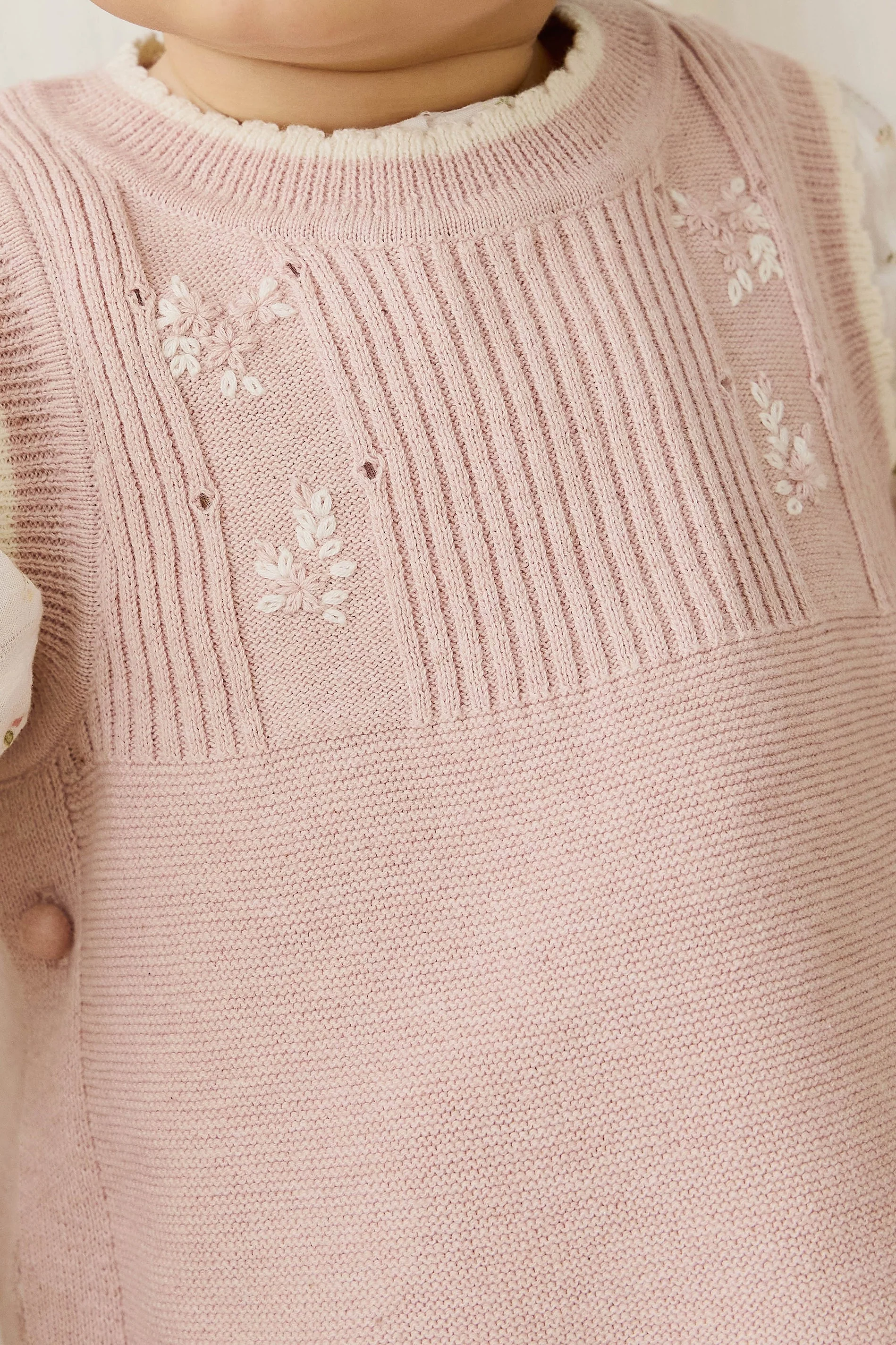 Abbie Knitted Top - Sweetpea Marle Abbie Flower - Image 7