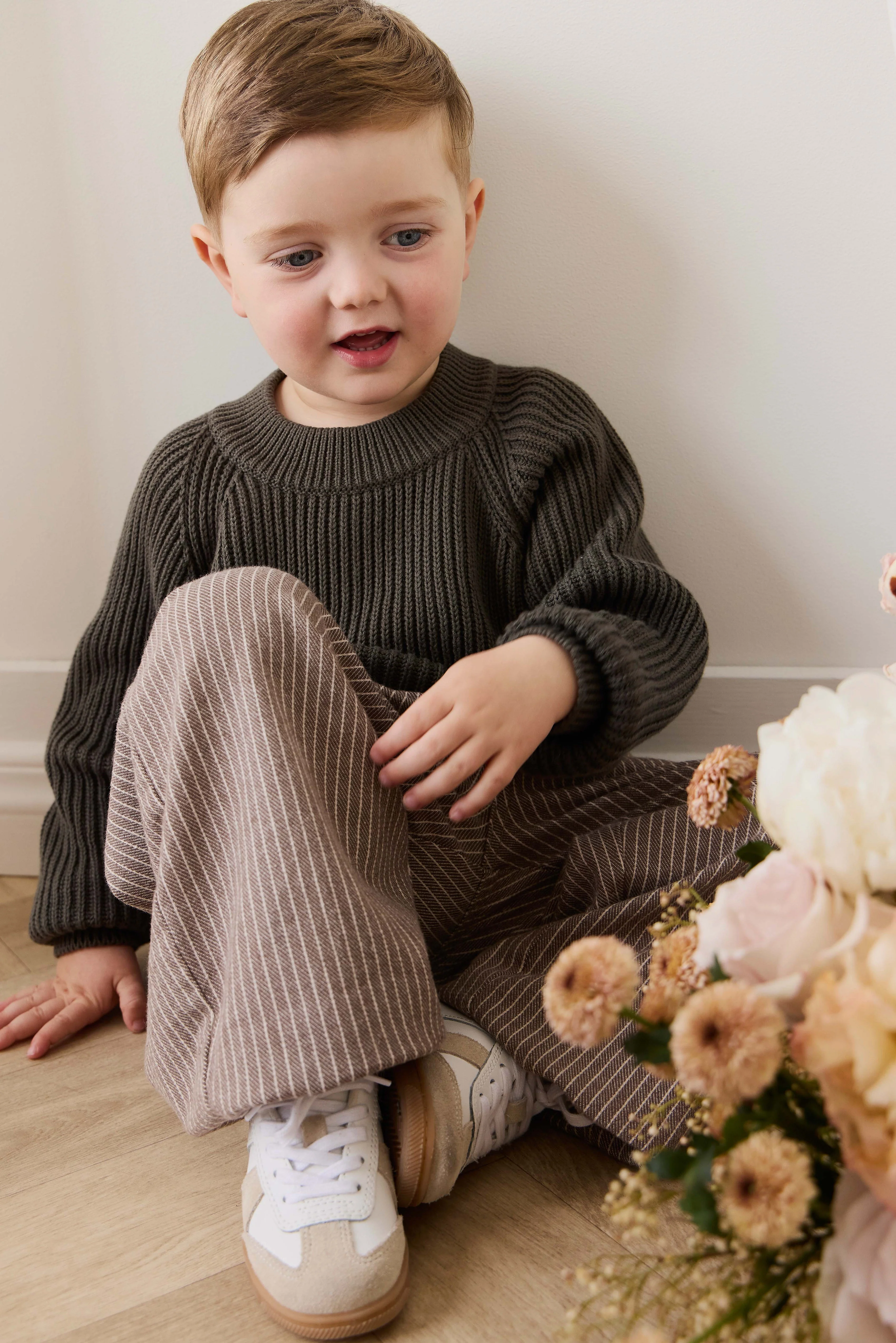 Abel Pant - Mini Pinstripe Cassava / Iroko - Image 7