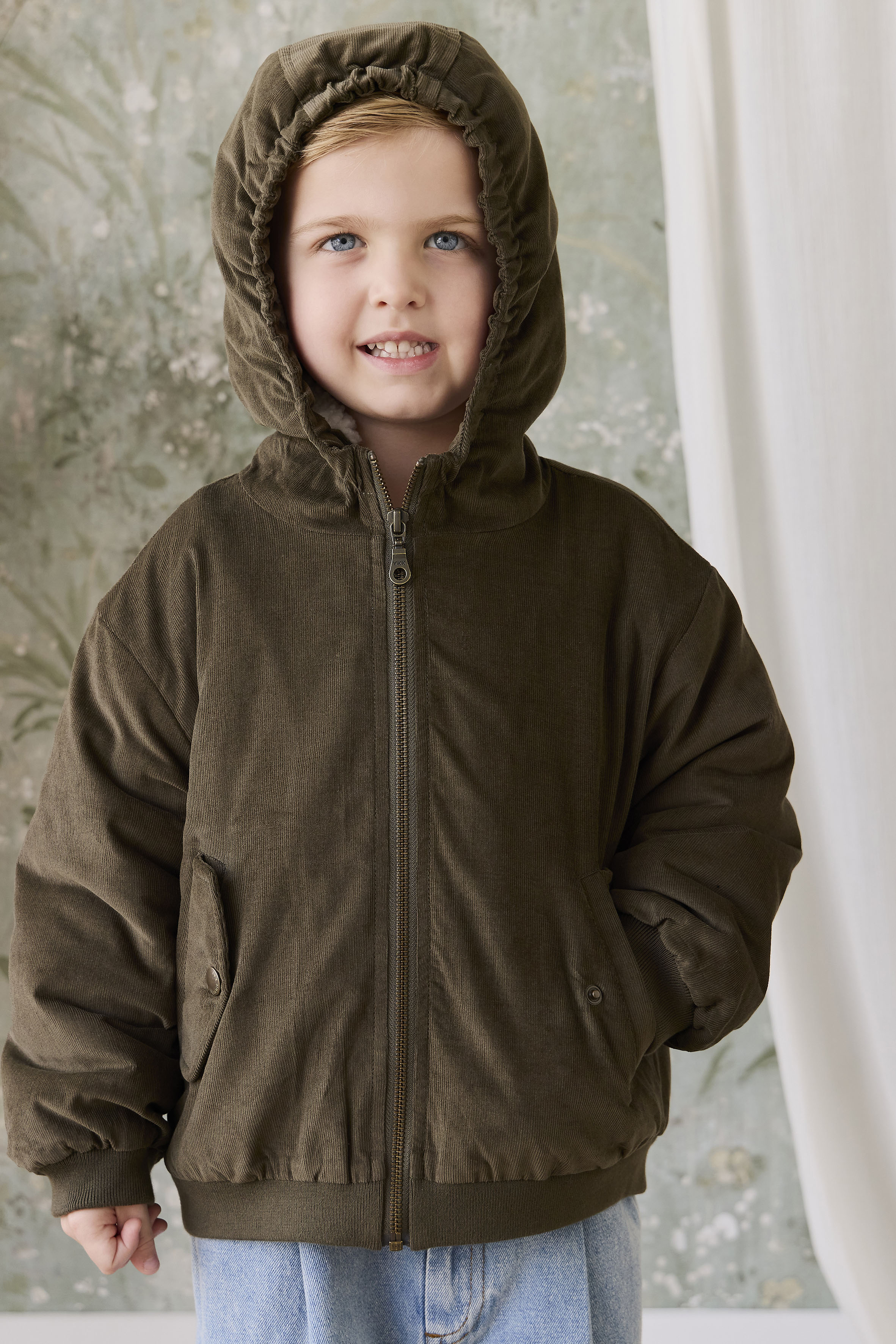 Alastair Jacket - Deep Olive - Image 11