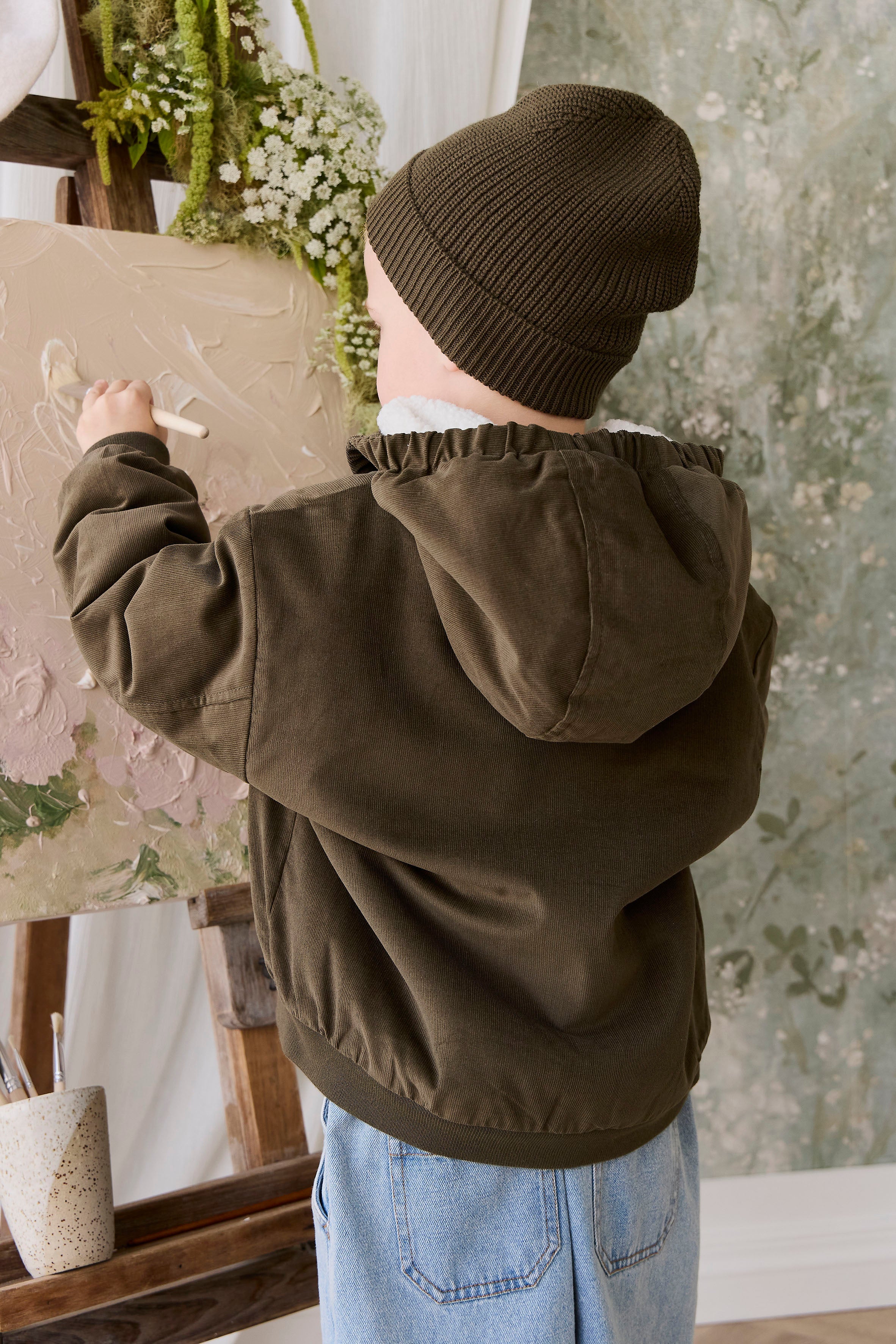 Alastair Jacket - Deep Olive - Image 8