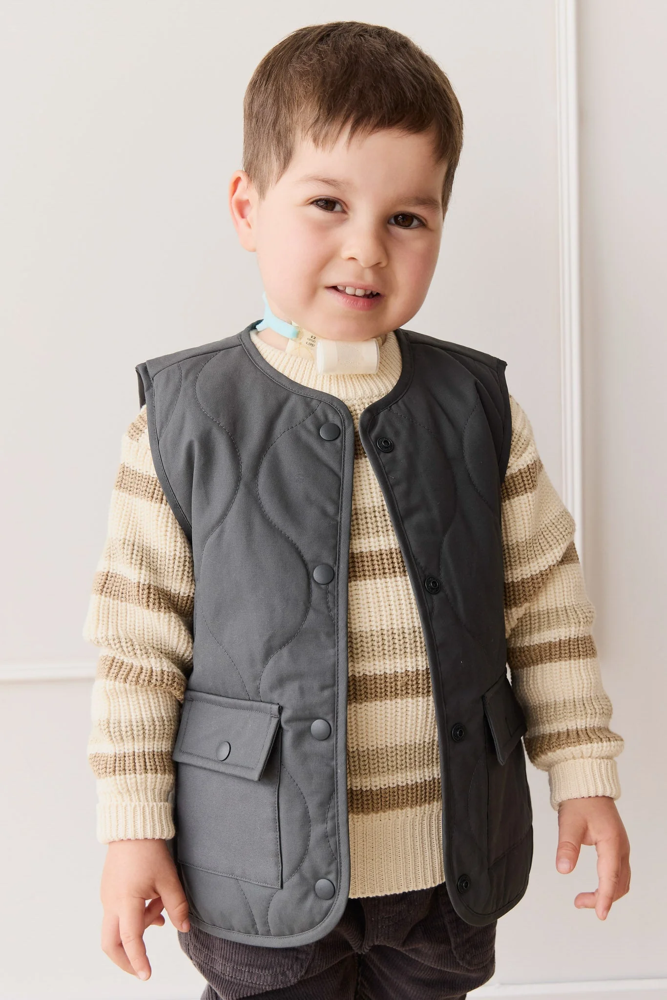 Arie Puffer Vest - Arctic - Image 4