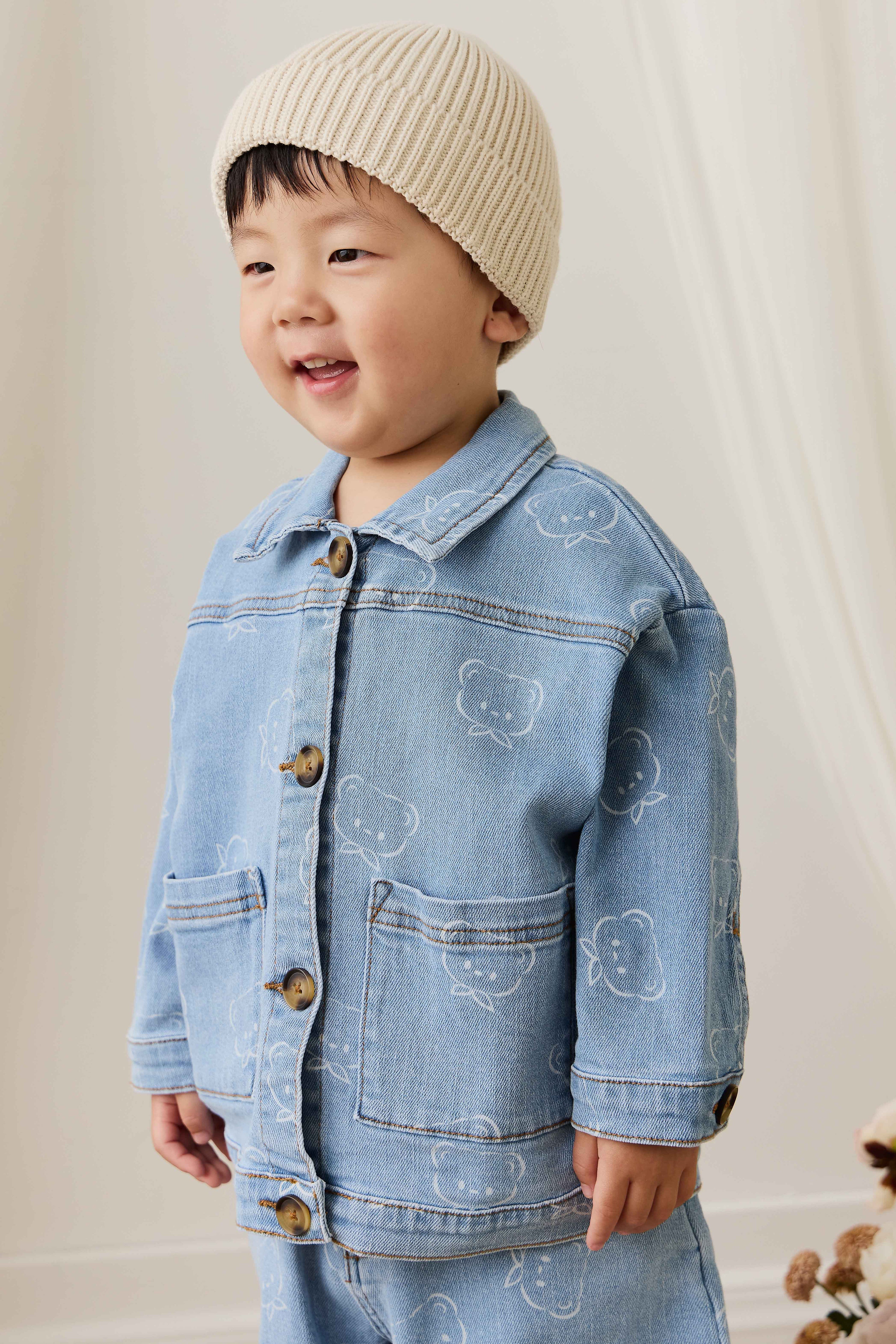 Axel Jacket - Bowie Bear Denim