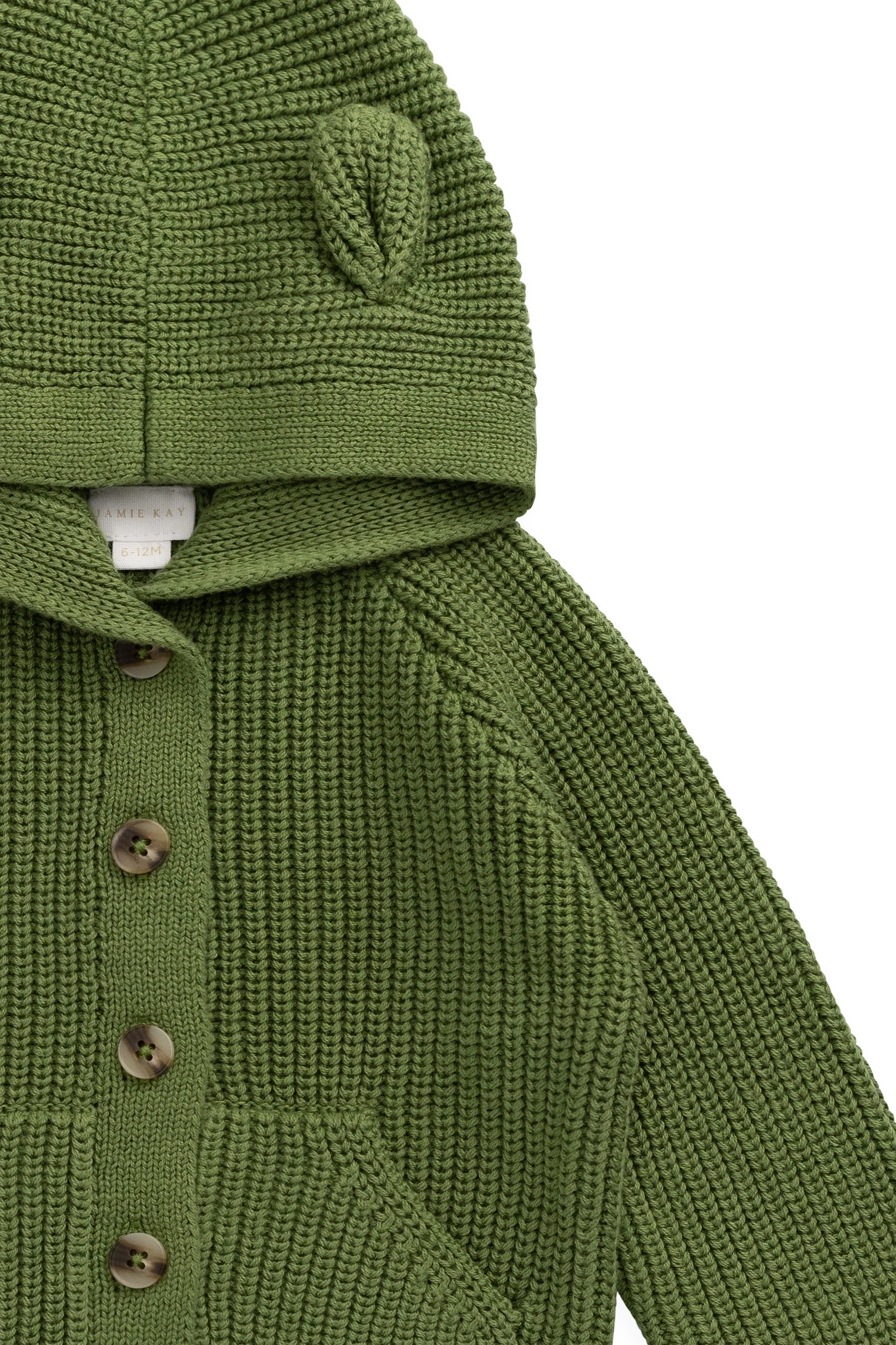 Bear Cardigan - Matcha - Image 7