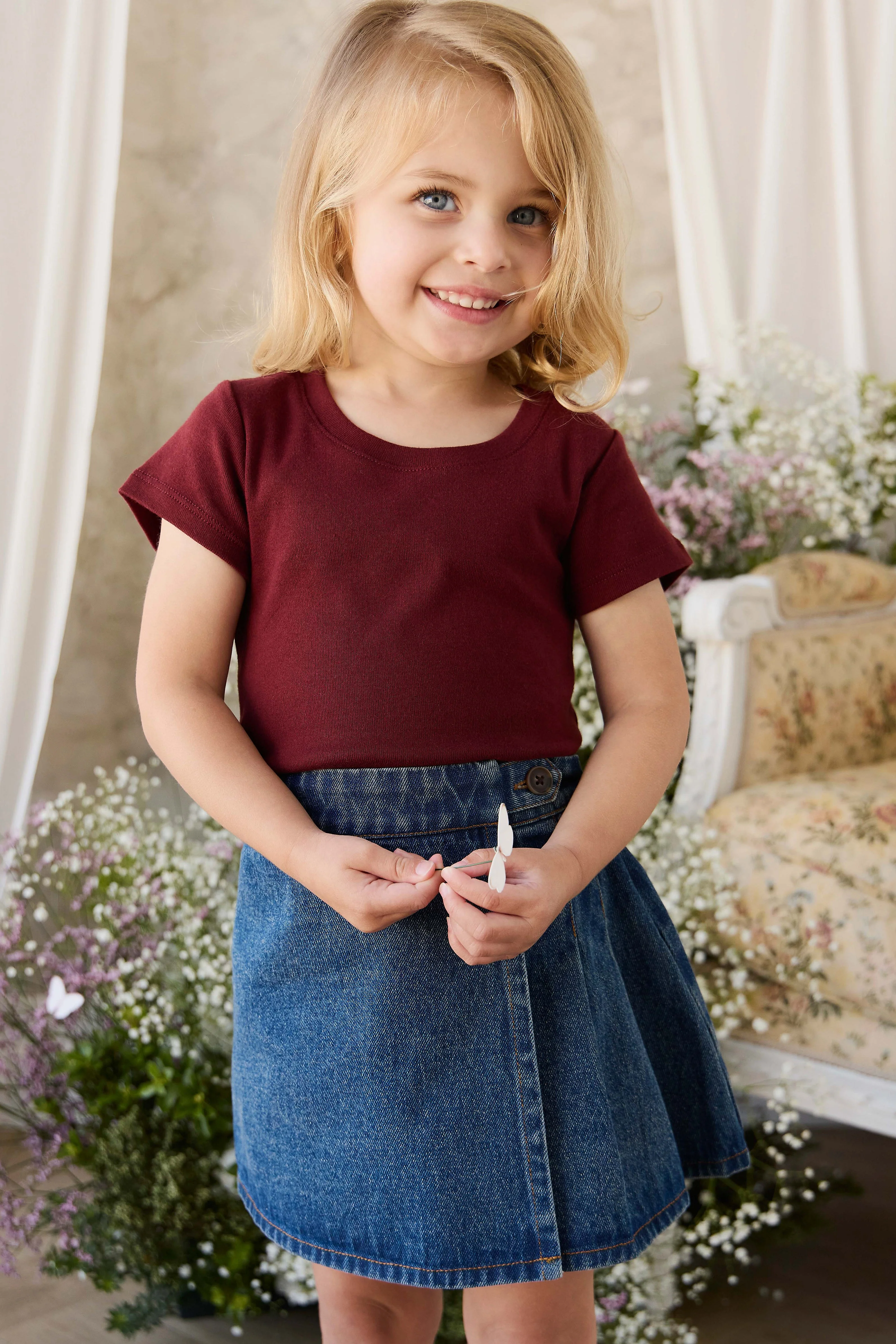 Beatrice Skirt - Classic Denim - Image 3