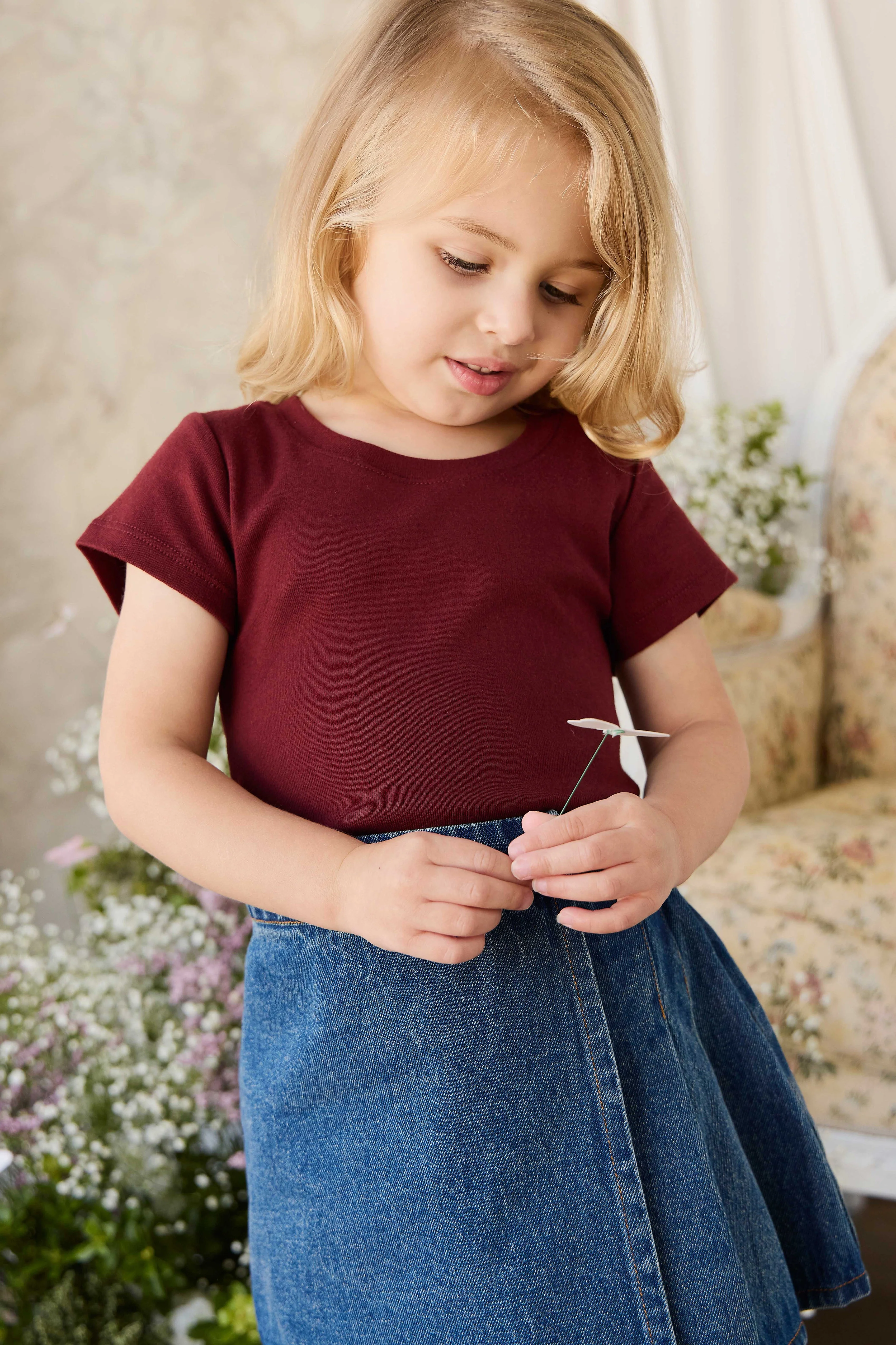 Beatrice Skirt - Classic Denim - Image 8