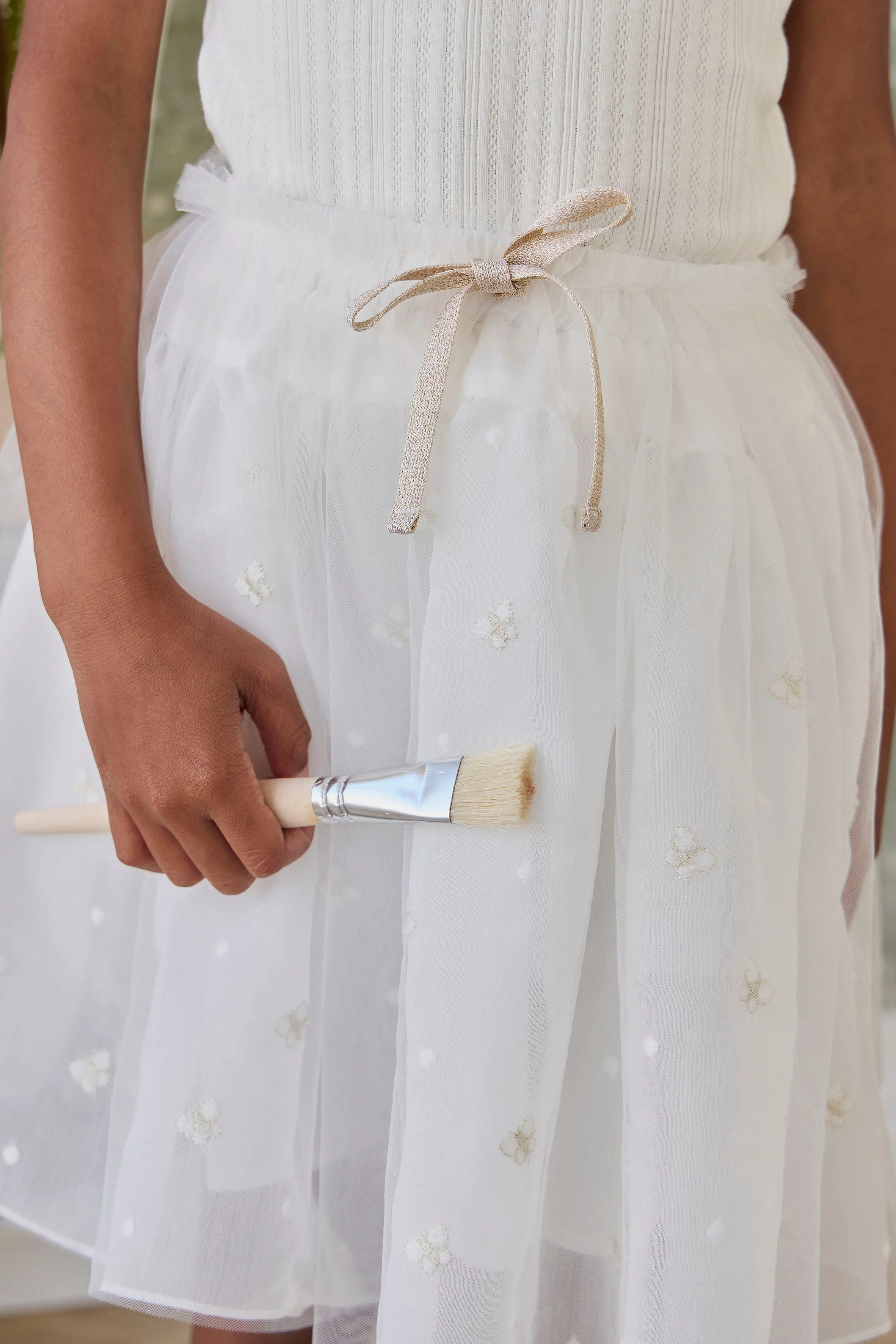 Bellamy Skirt - Parchment Ballerina Butterfiles - Image 3