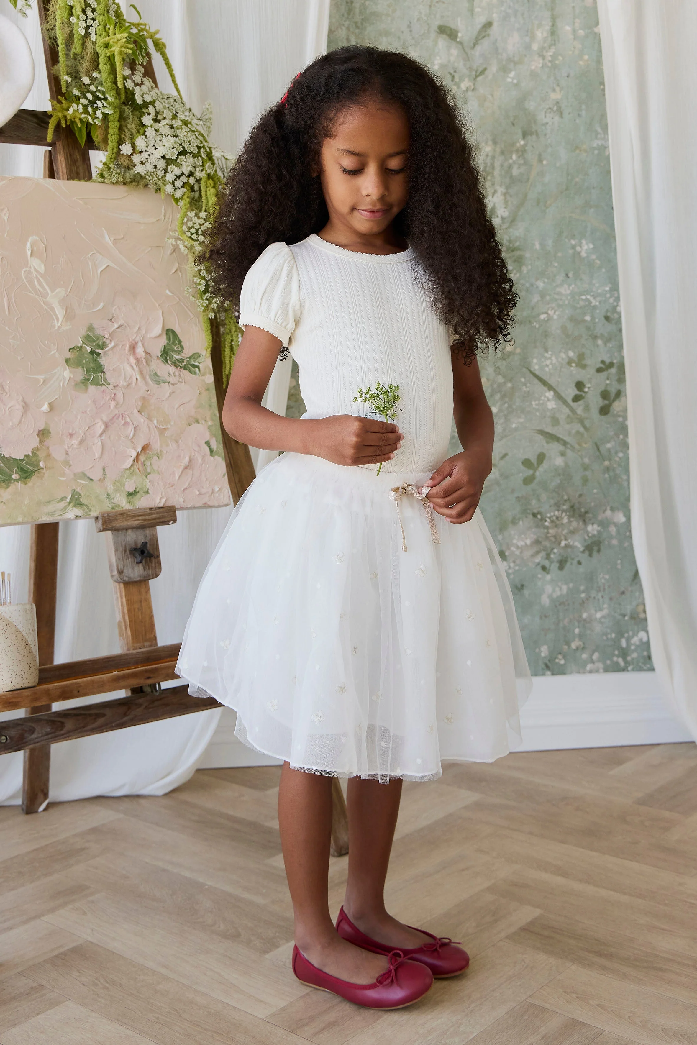 Bellamy Skirt - Parchment Ballerina Butterfiles - Image 7