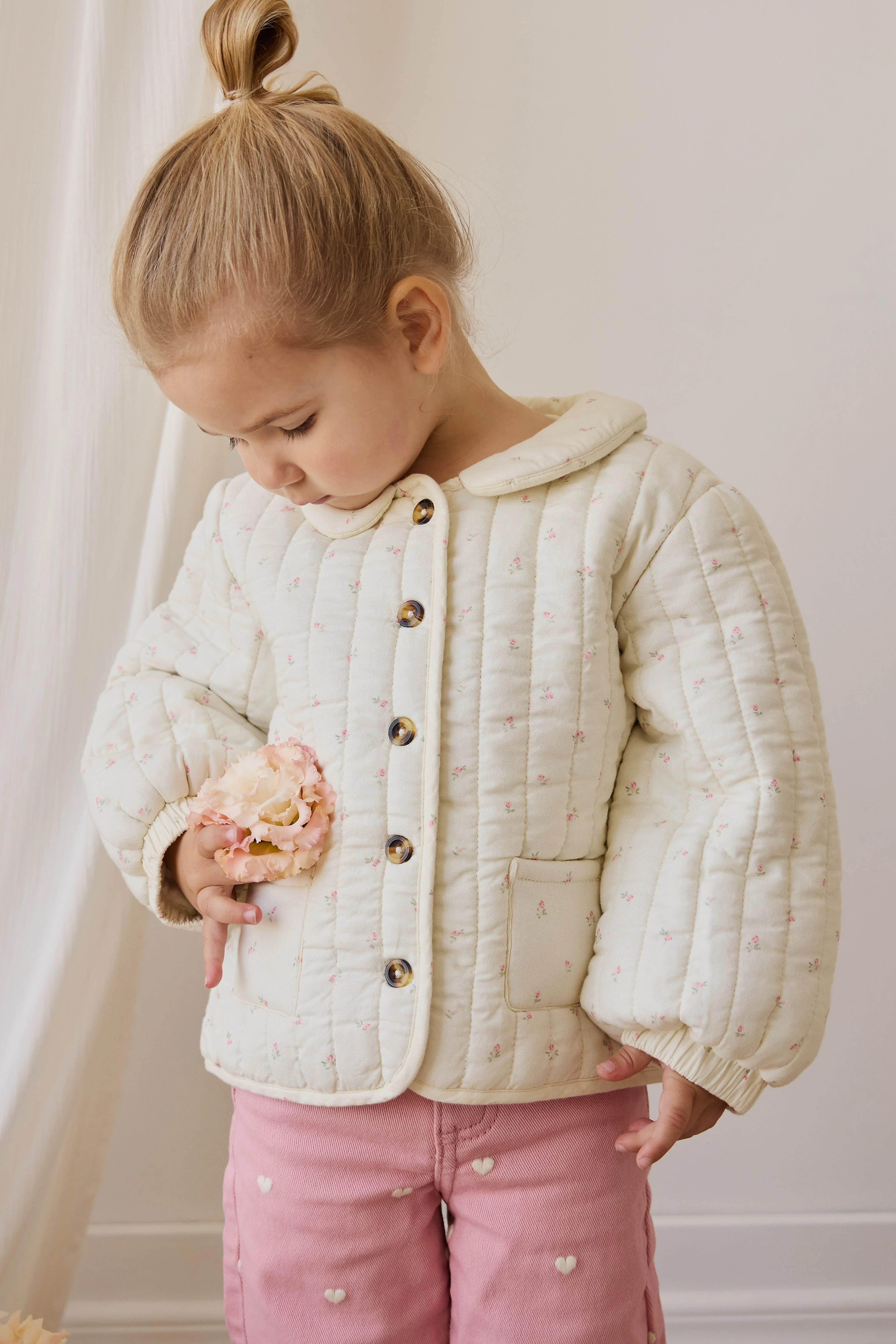 Blair Pant - Petite Heart Rose - Image 3
