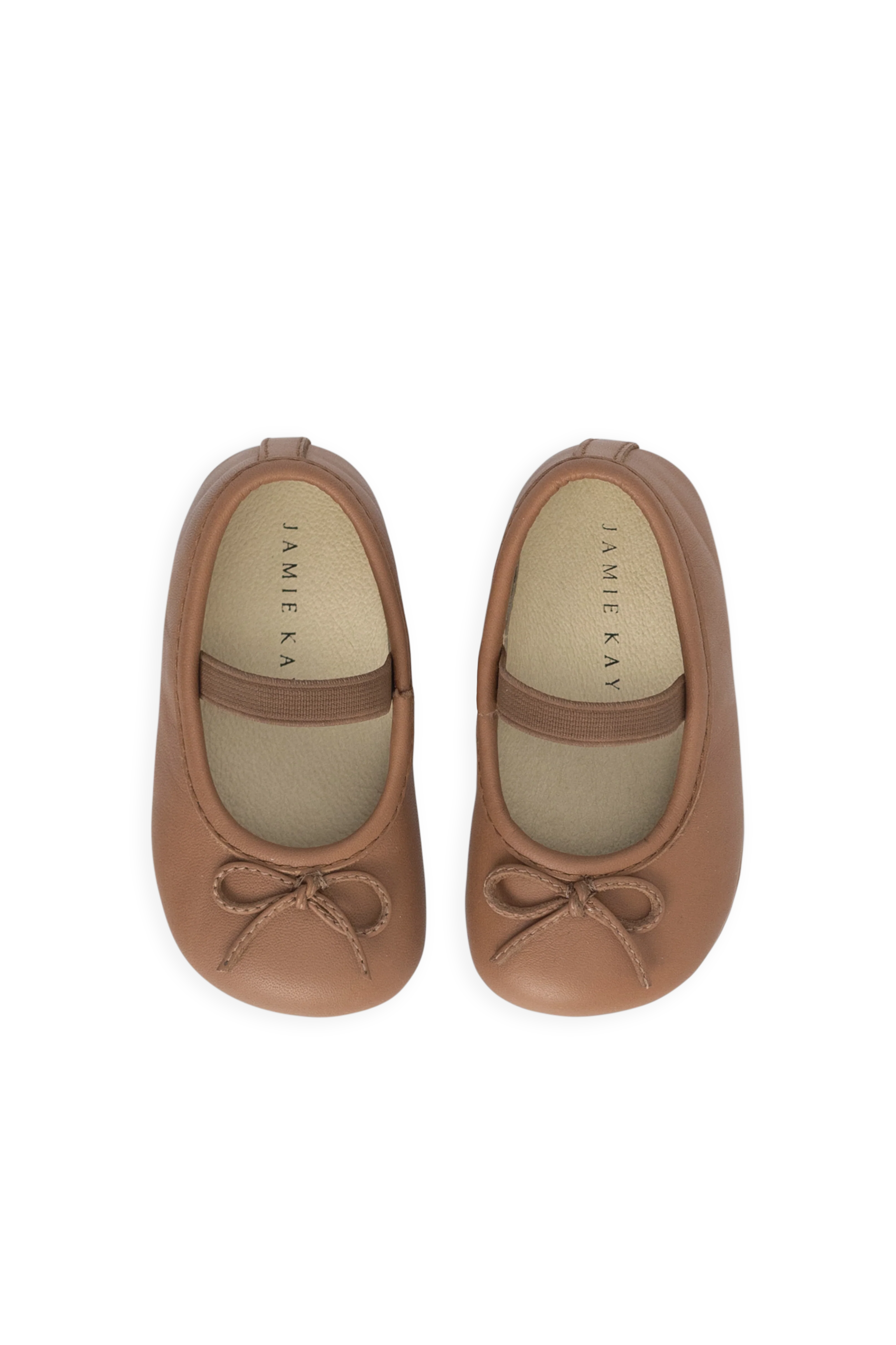 Bowie Baby Ballerinas - Camel - Image 2