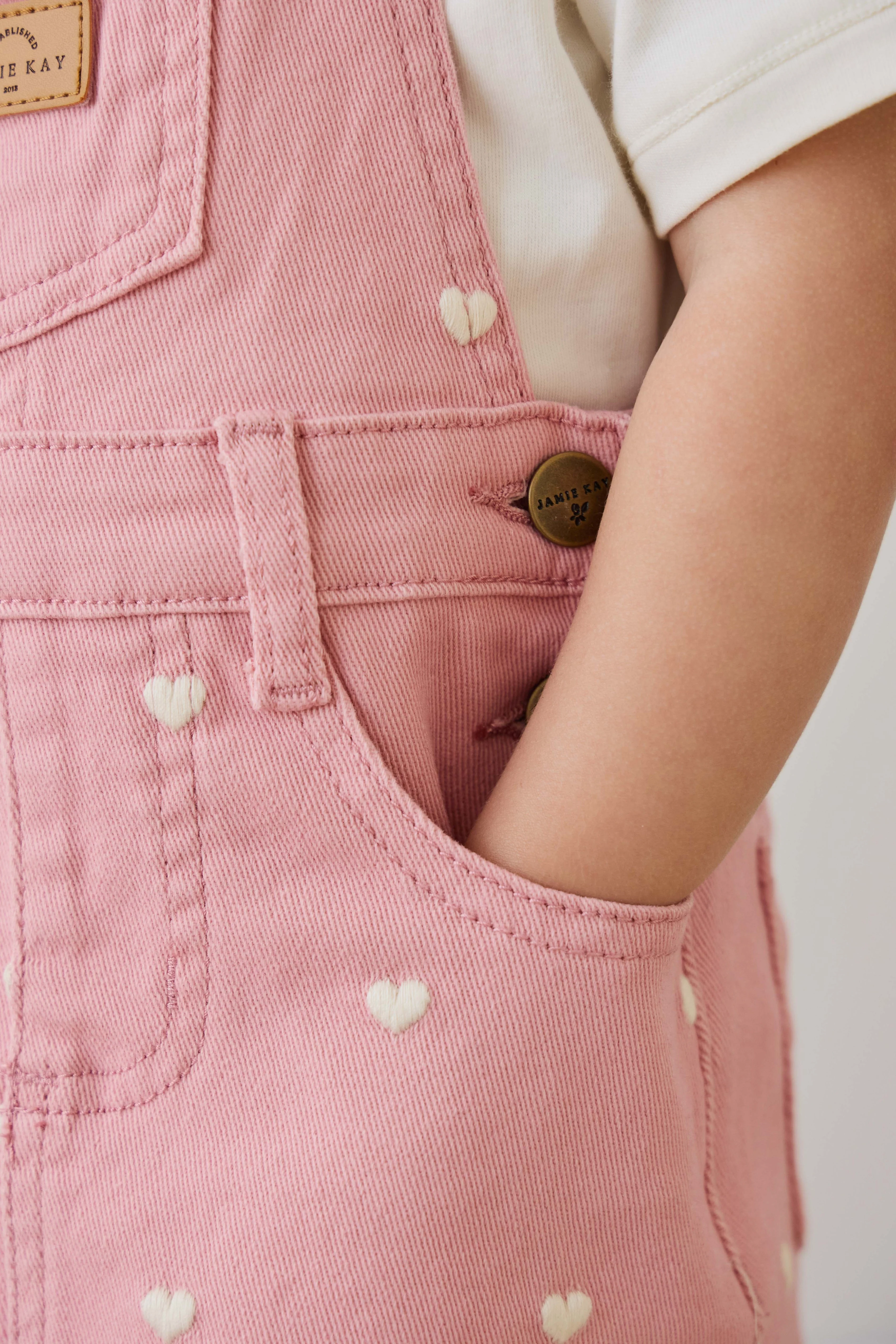 Classic Overall Dress - Petite Heart Rose - Image 4