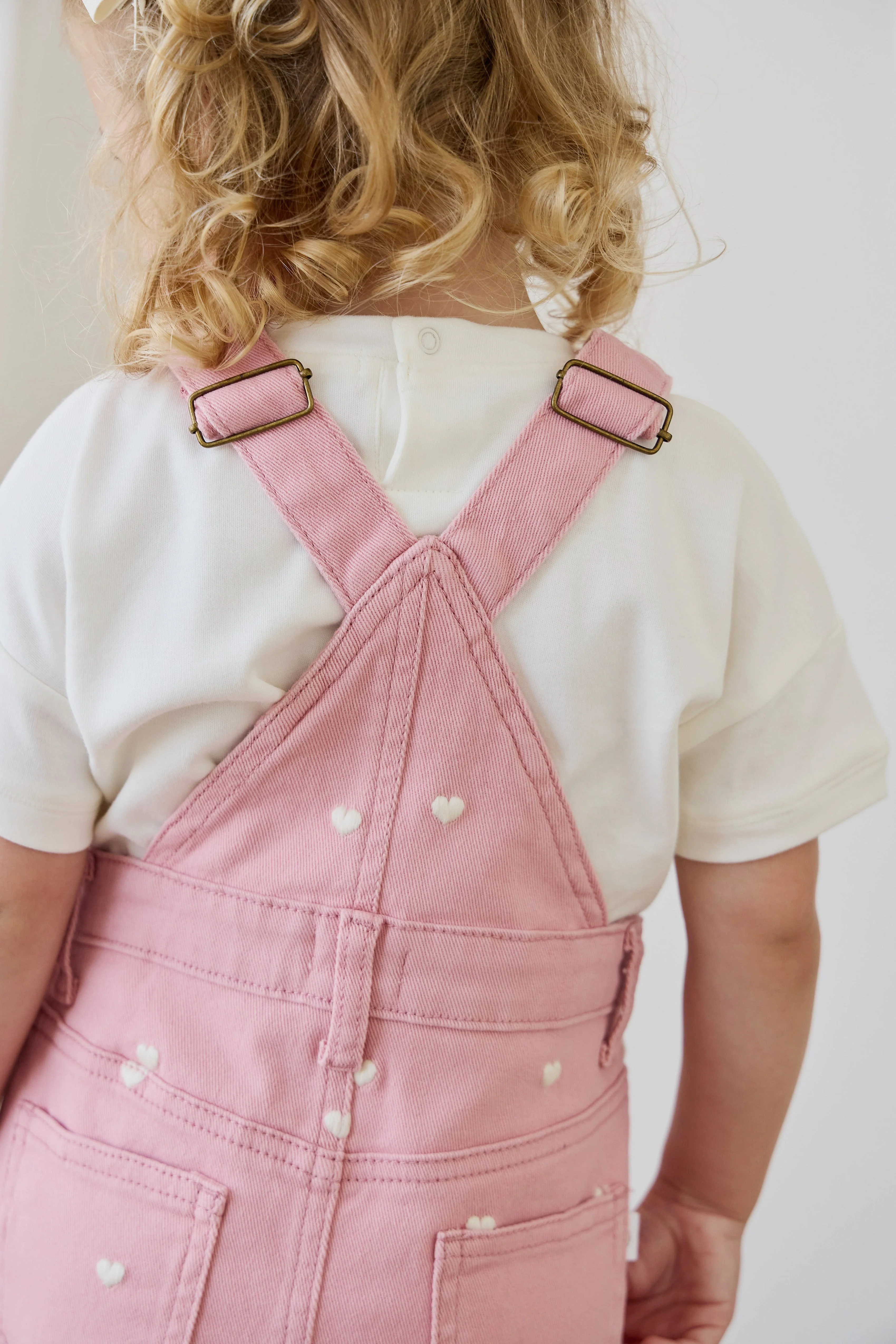 Classic Overall Dress - Petite Heart Rose - Image 6