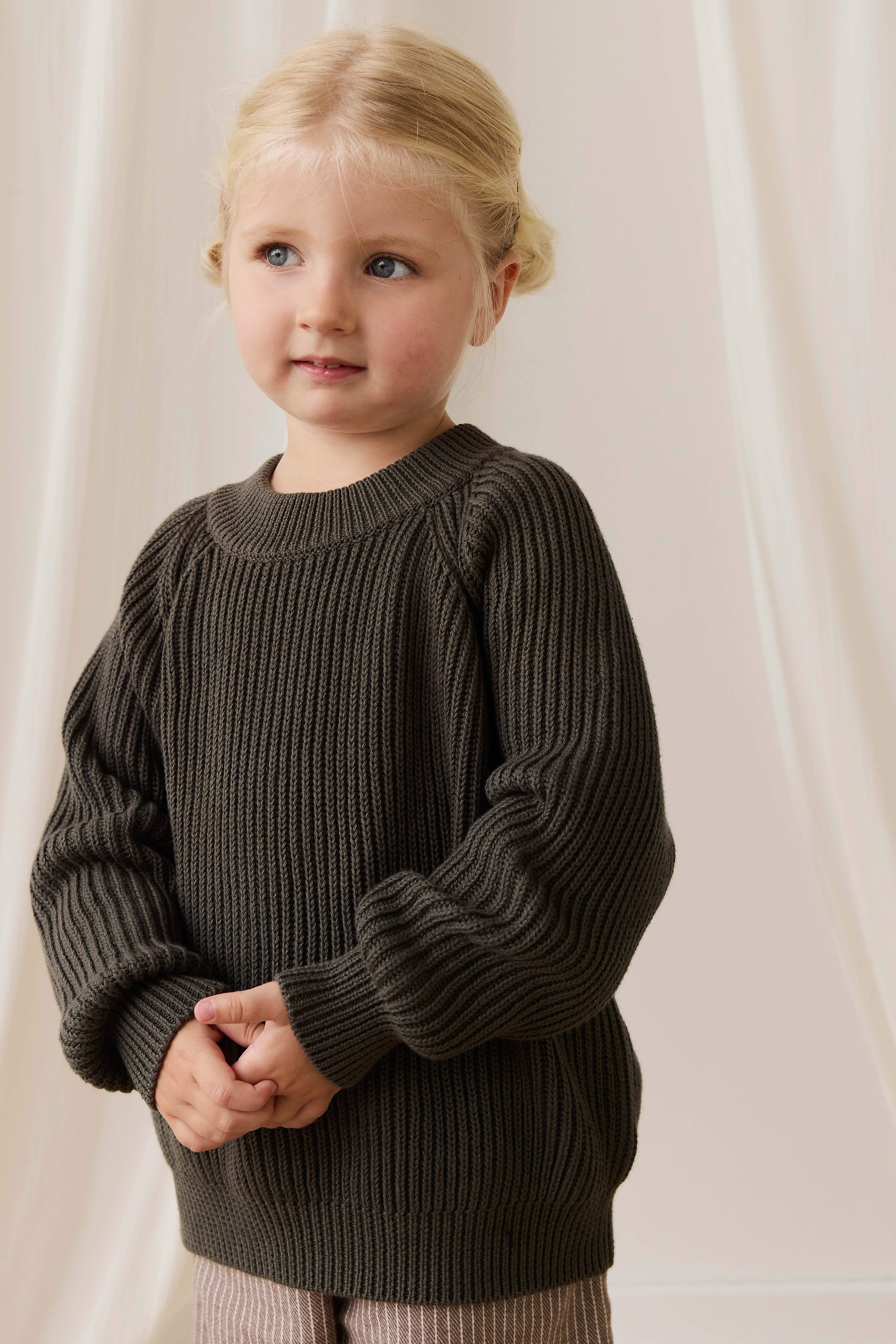 Cyrus Knit Jumper - Vine - Image 6