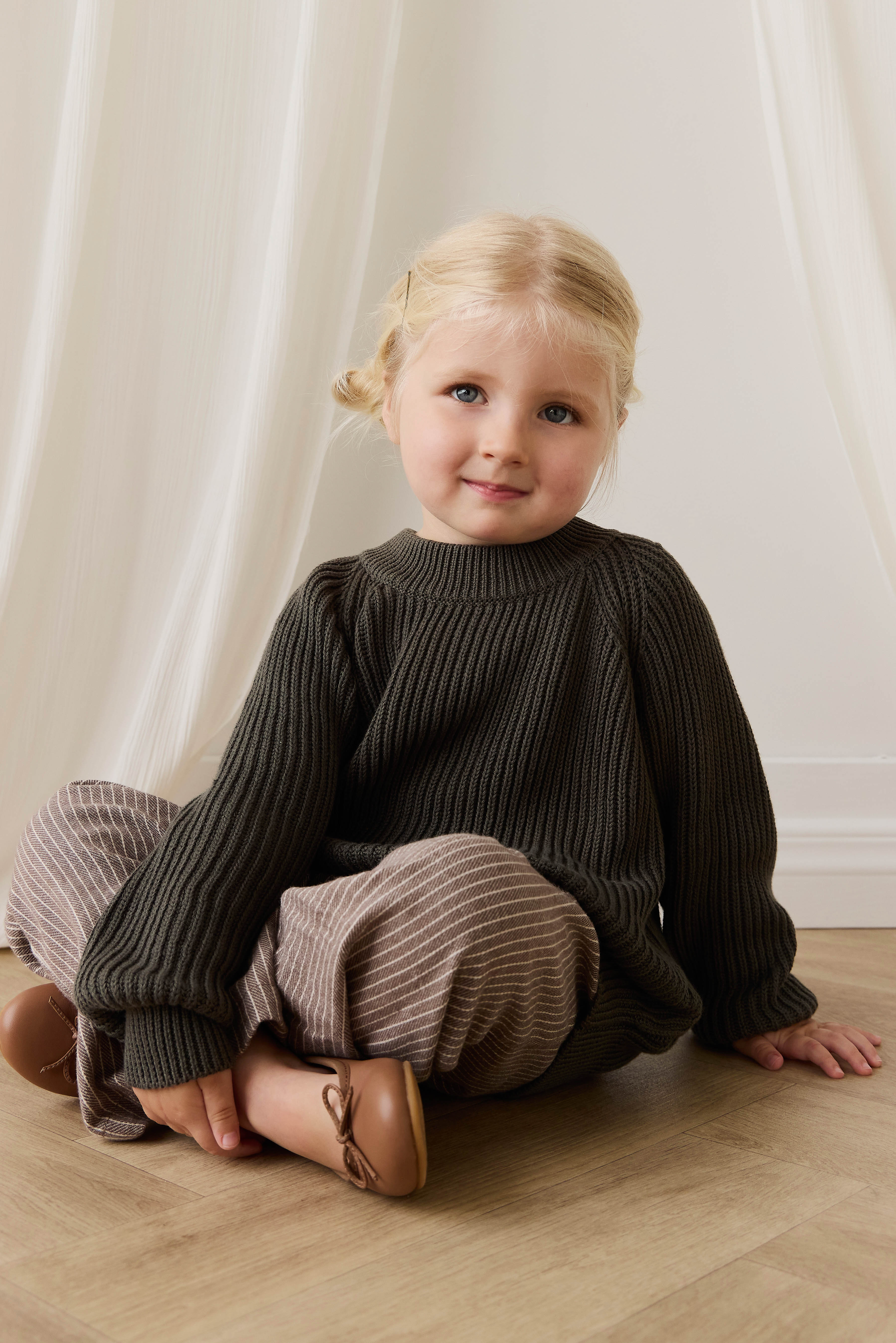 Cyrus Knit Jumper - Vine - Image 8