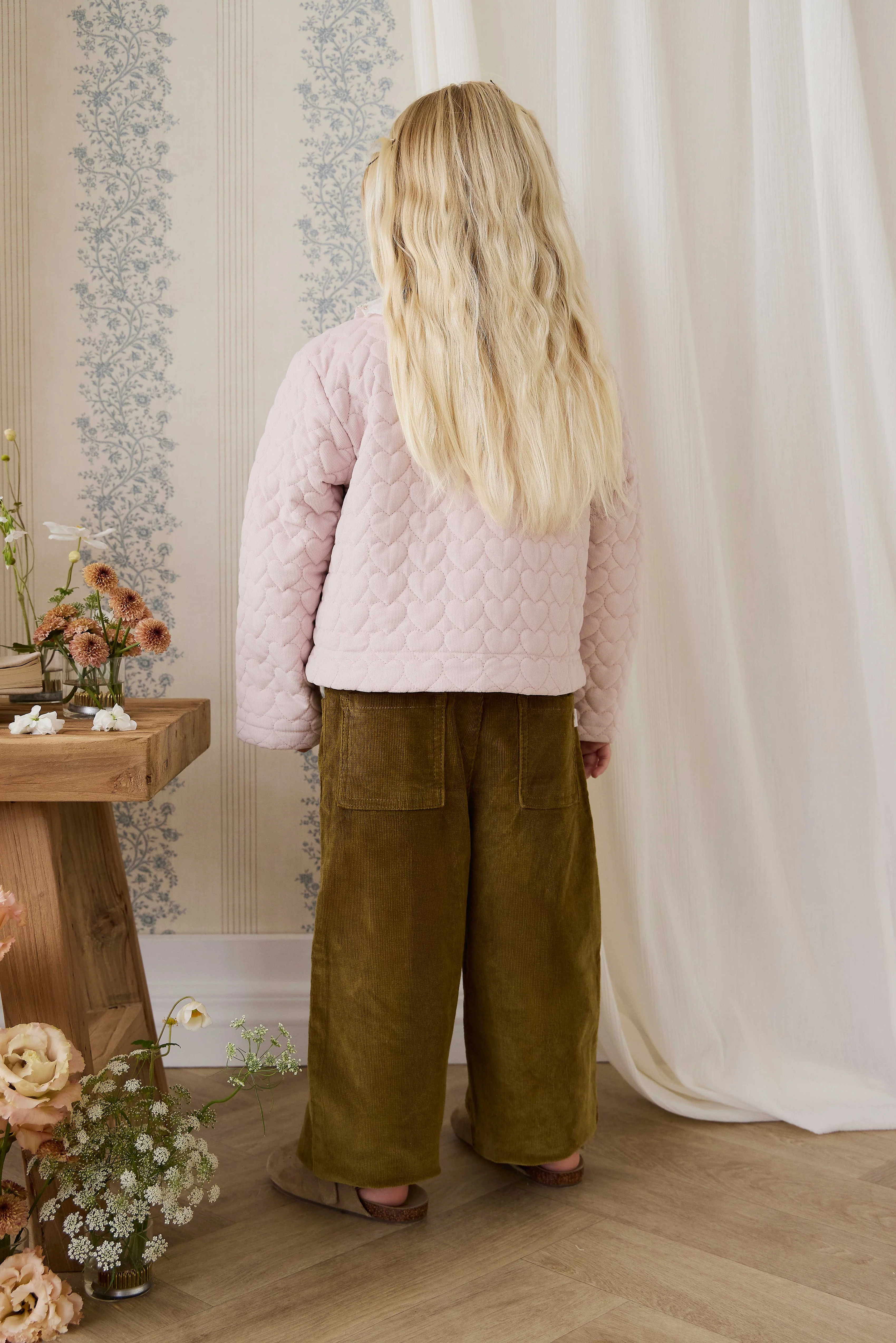 Elara Pincord Jacket - Soft Misty Rose - Image 12