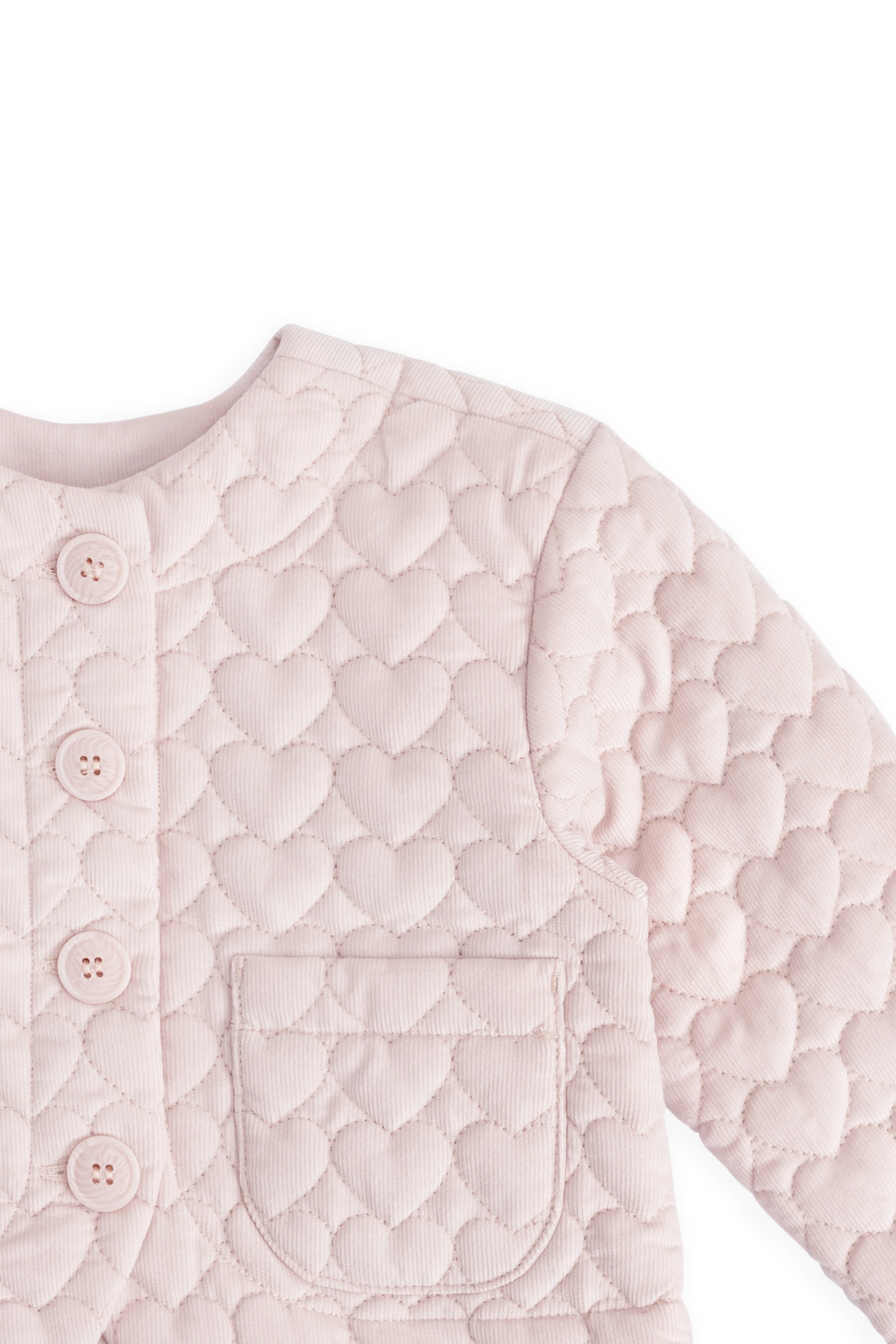 Elara Pincord Jacket - Soft Misty Rose - Image 13