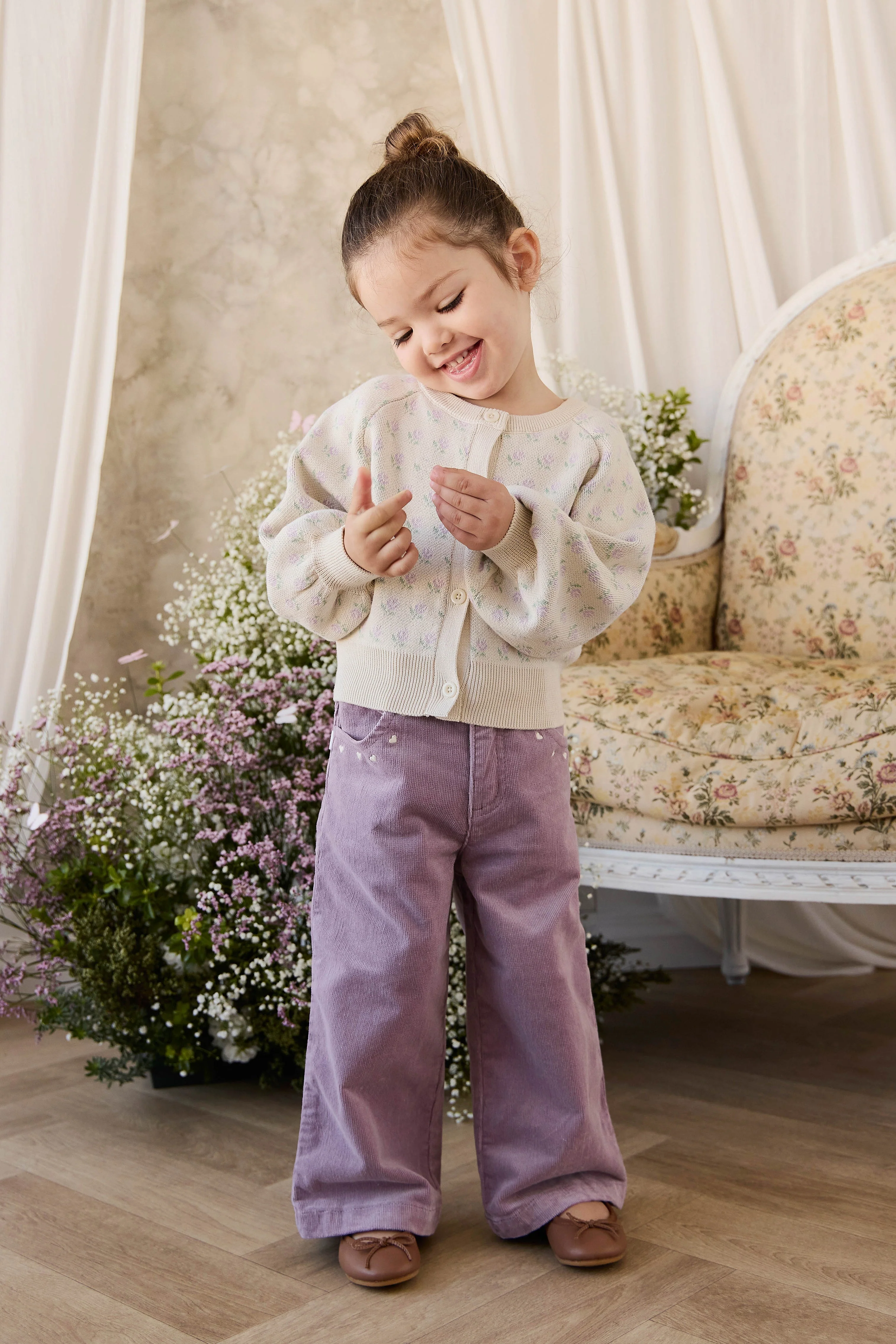 Evie Knitted Cardigan - Vanilla Evie - Image 4