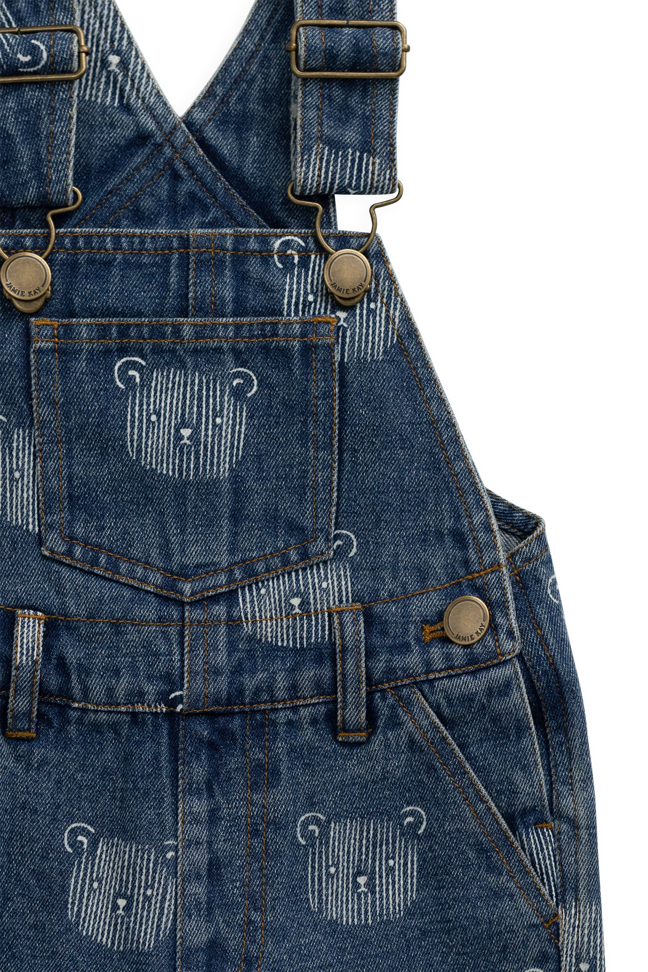 Fenix Short Overall - Teddy Face Denim - Image 14