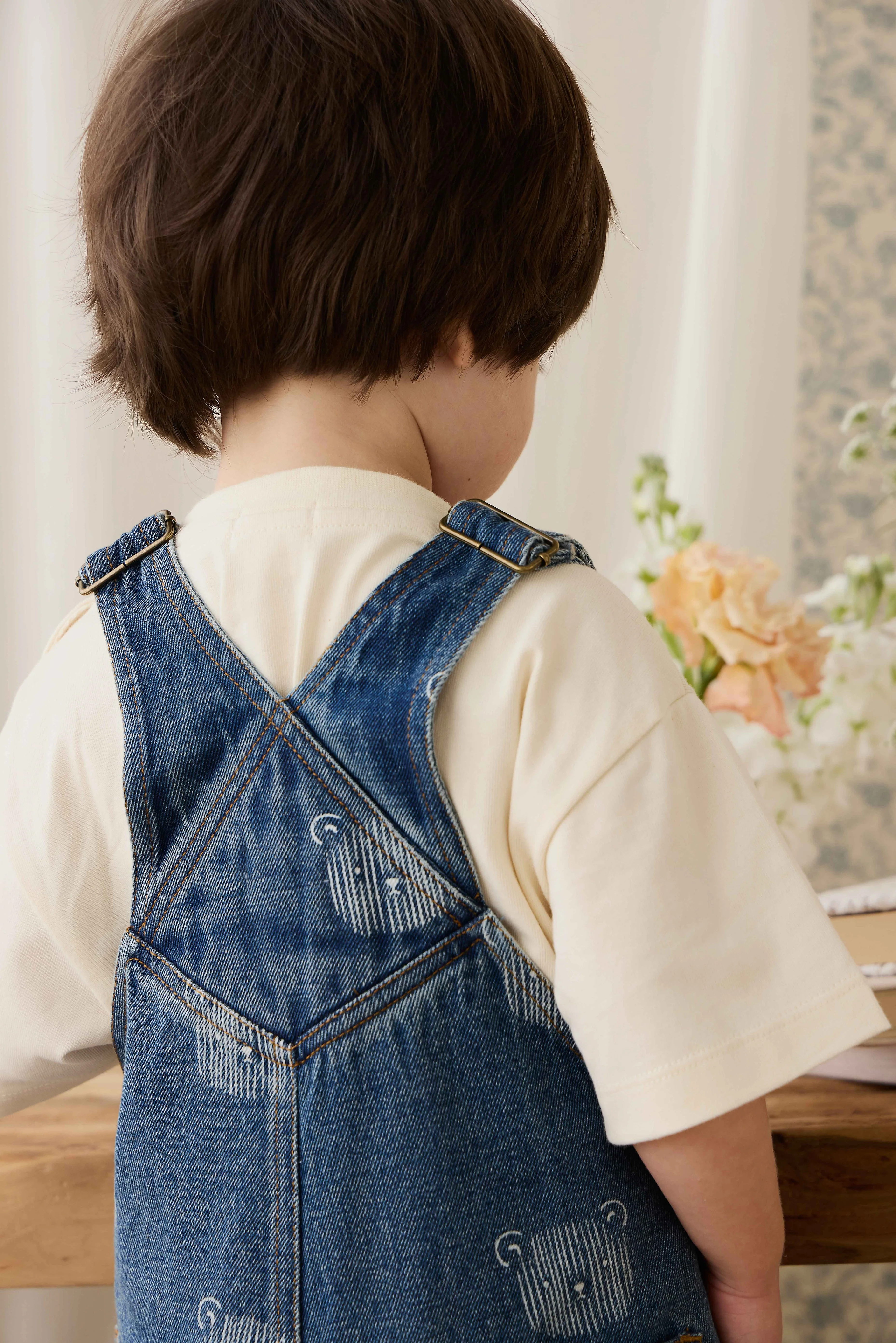 Fenix Short Overall - Teddy Face Denim - Image 6