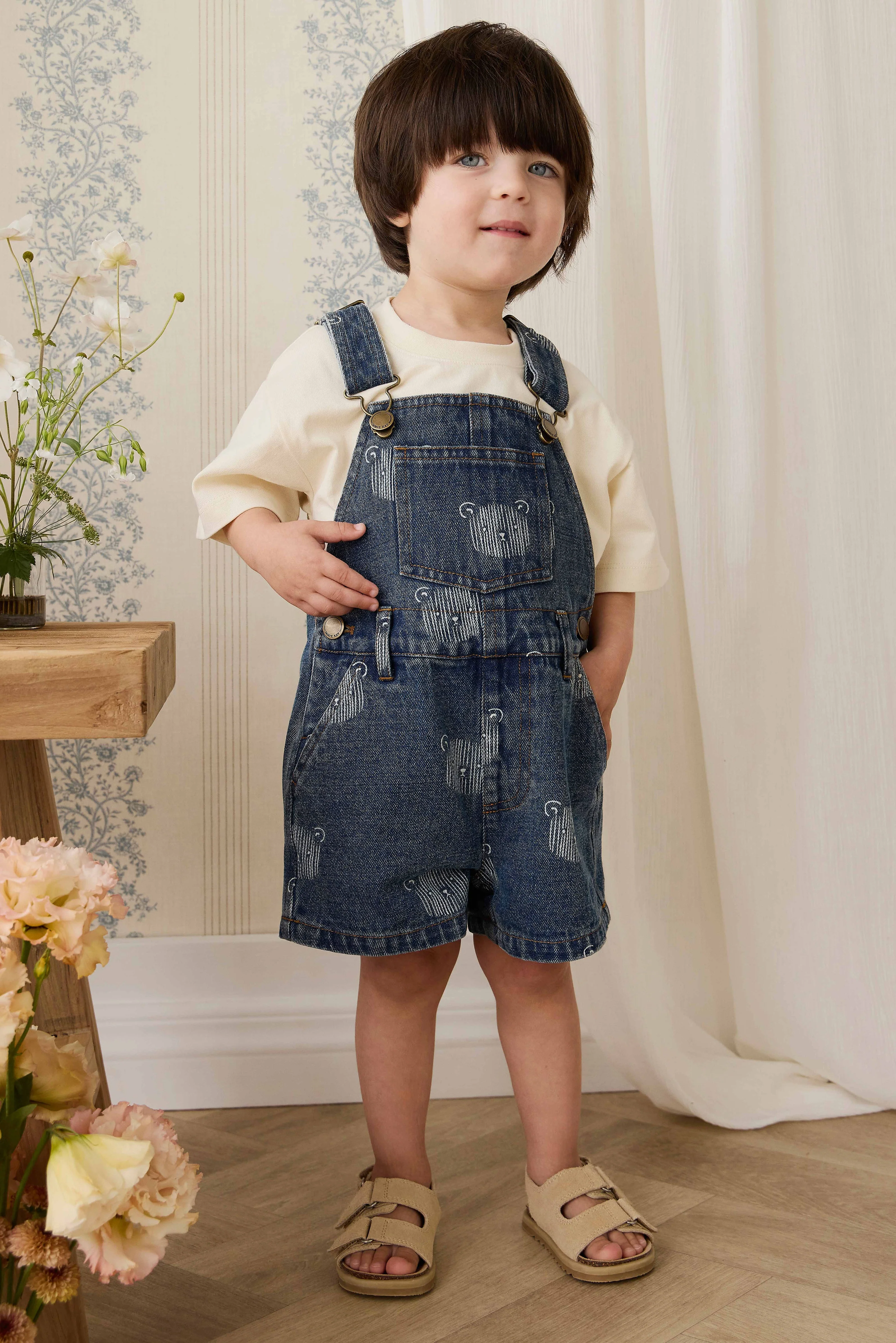 Fenix Short Overall - Teddy Face Denim - Image 7