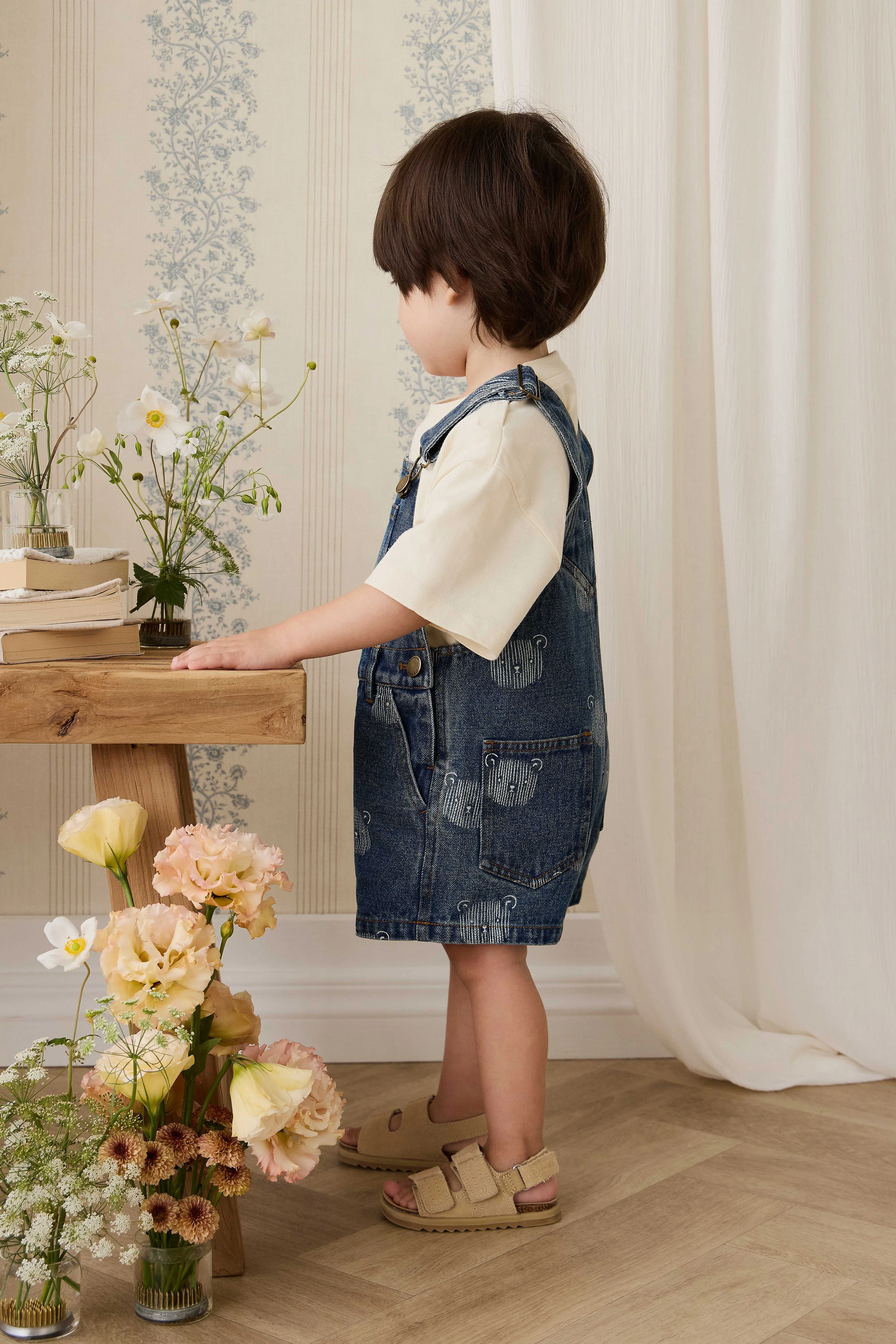 Fenix Short Overall - Teddy Face Denim - Image 9