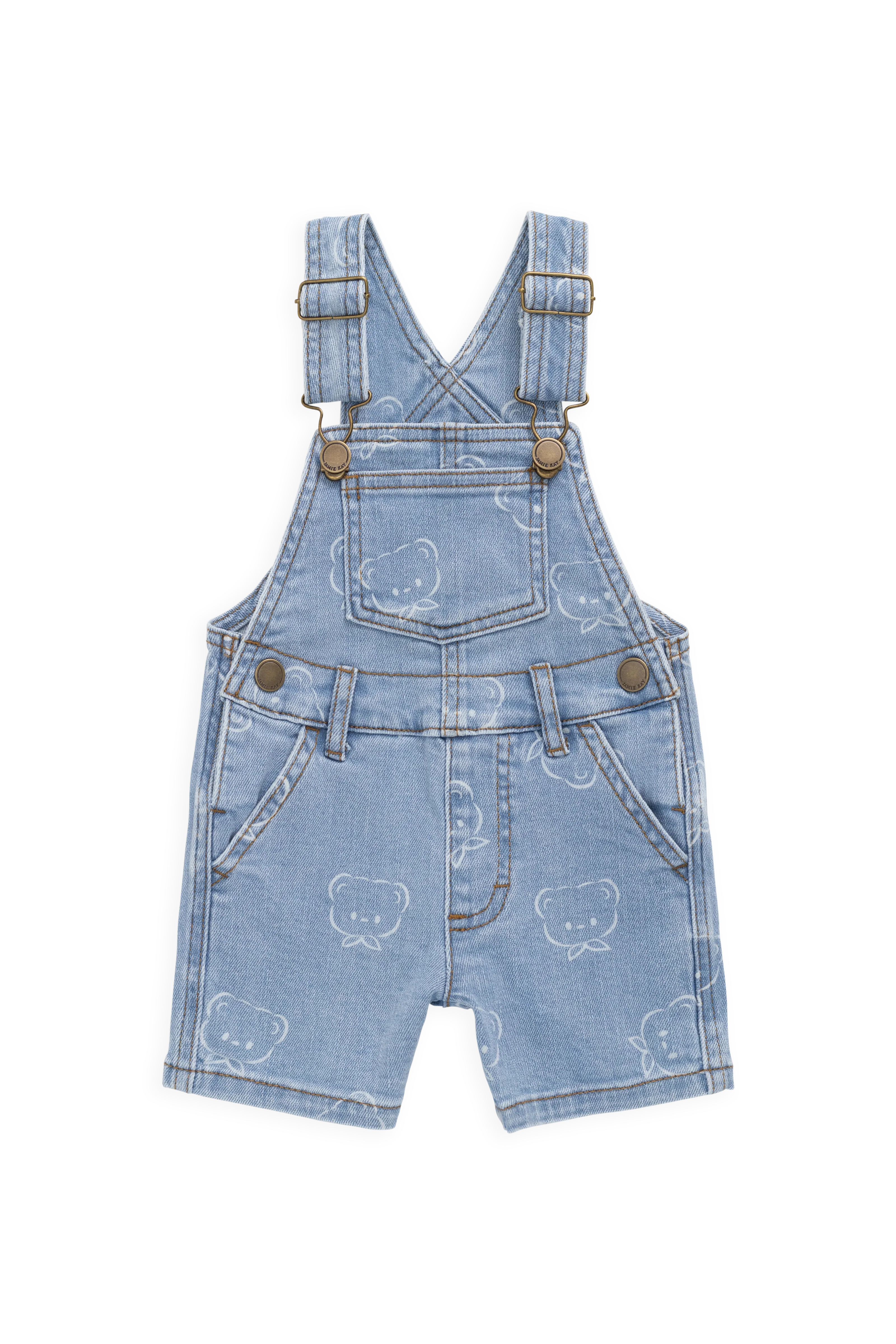 Fenix Short Overalls - Bowie Bear Denim - Image 2