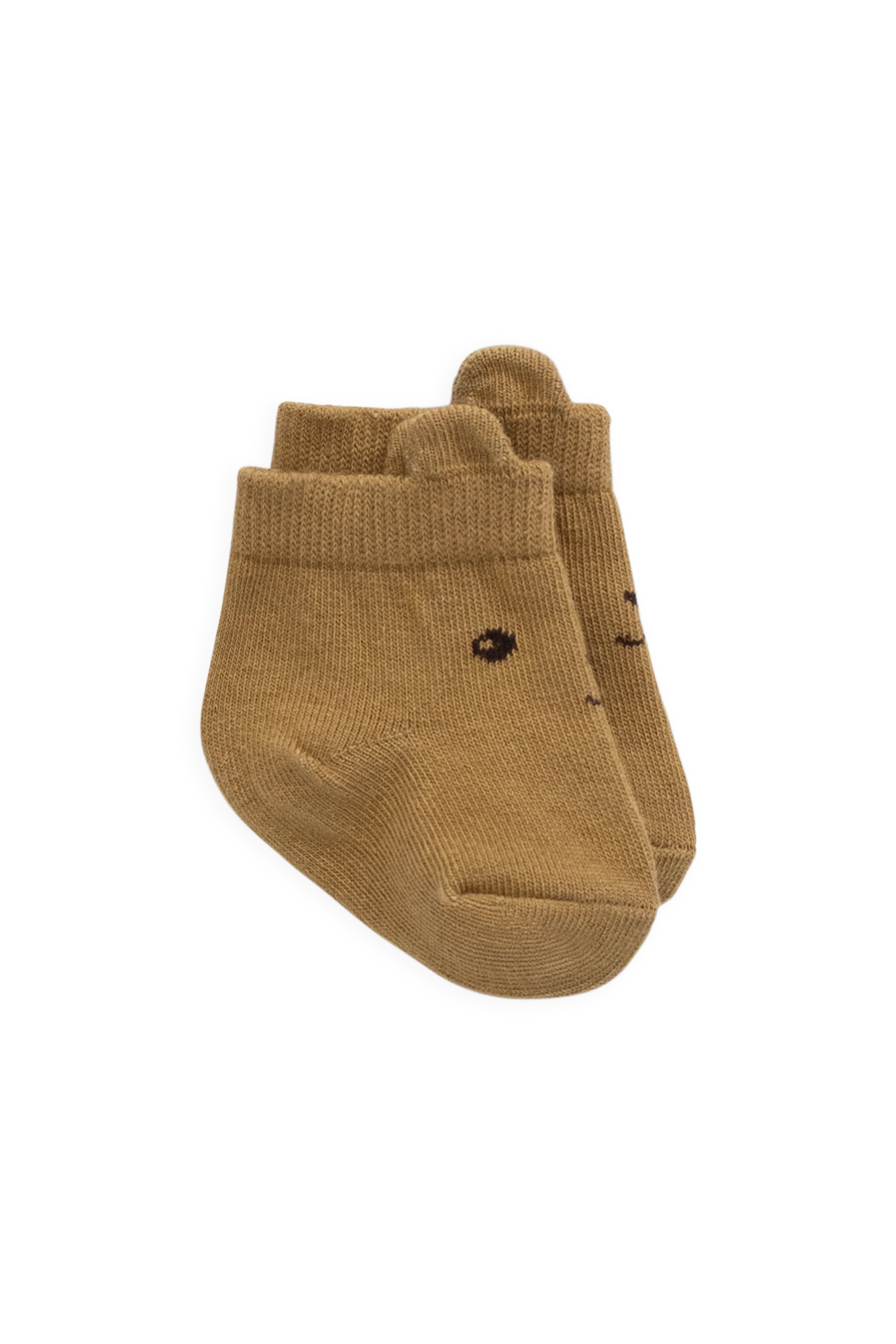 George Bear Ankle Sock - Buckwheat - Image 2