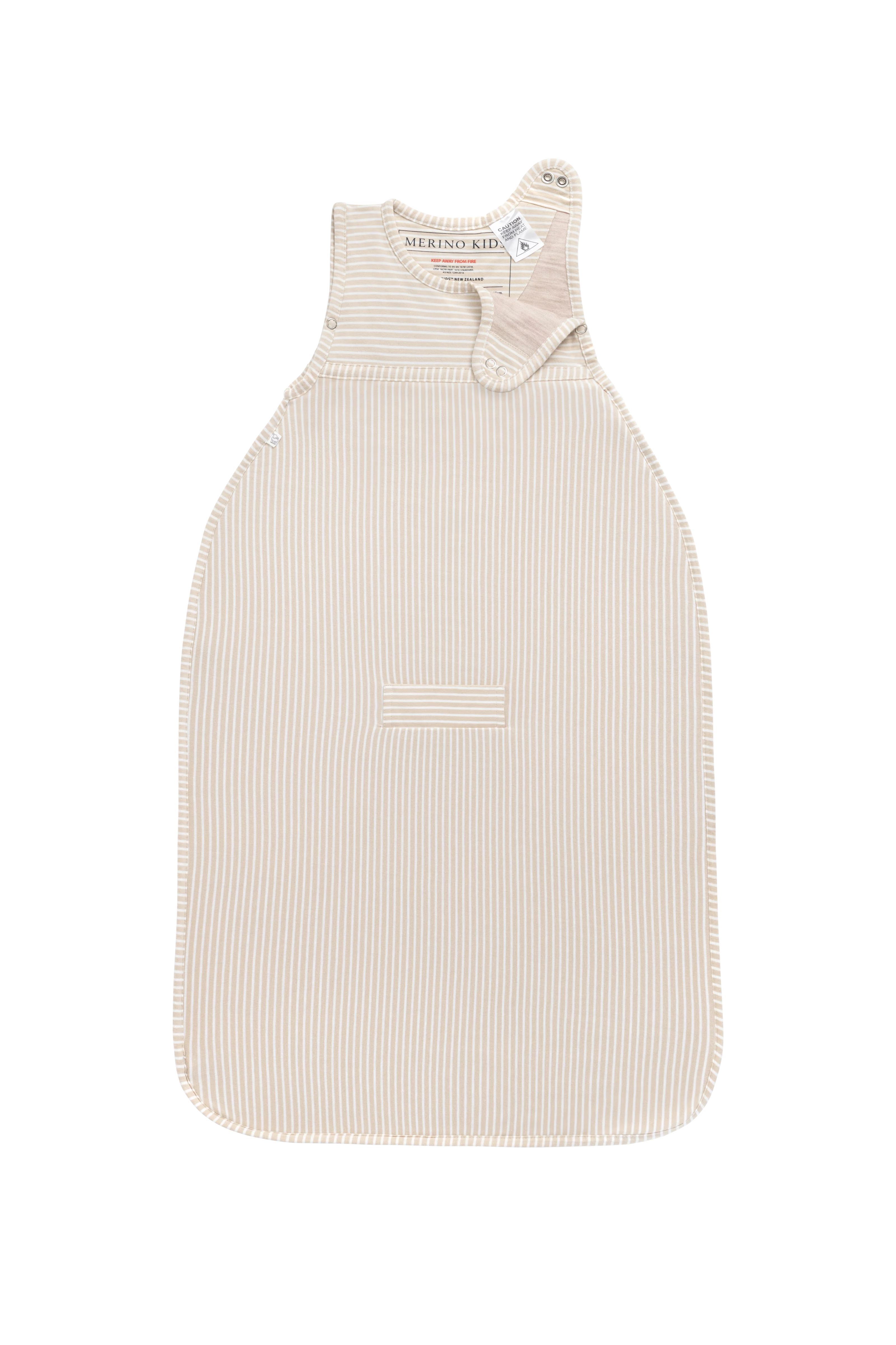 Merino Kids Go Go Bag All Season Merino - Sandstone Stripe - Image 7