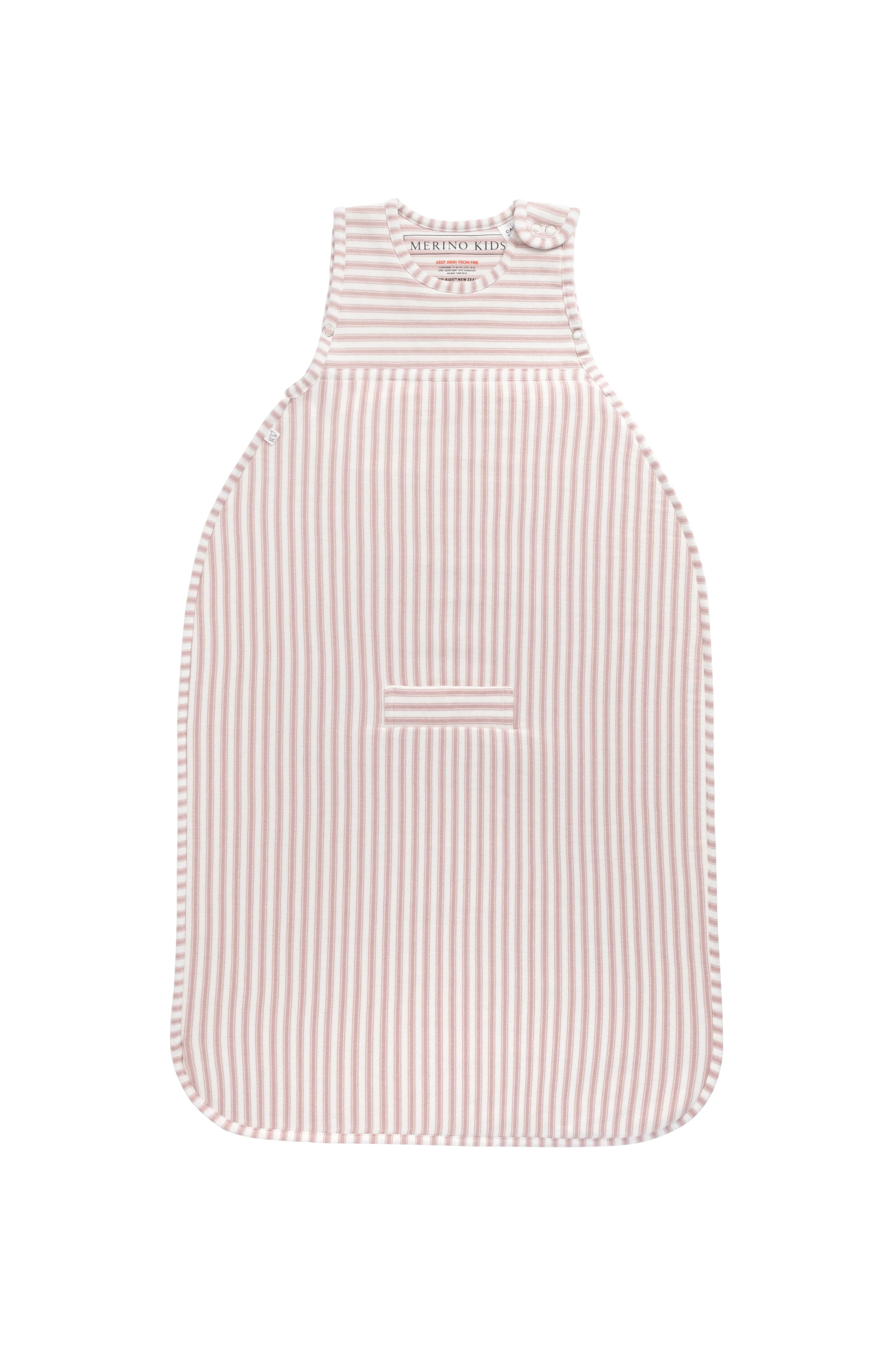 Merino Kids Go Go Bag - Duvet - Variegated Stripe Mauve - Image 2