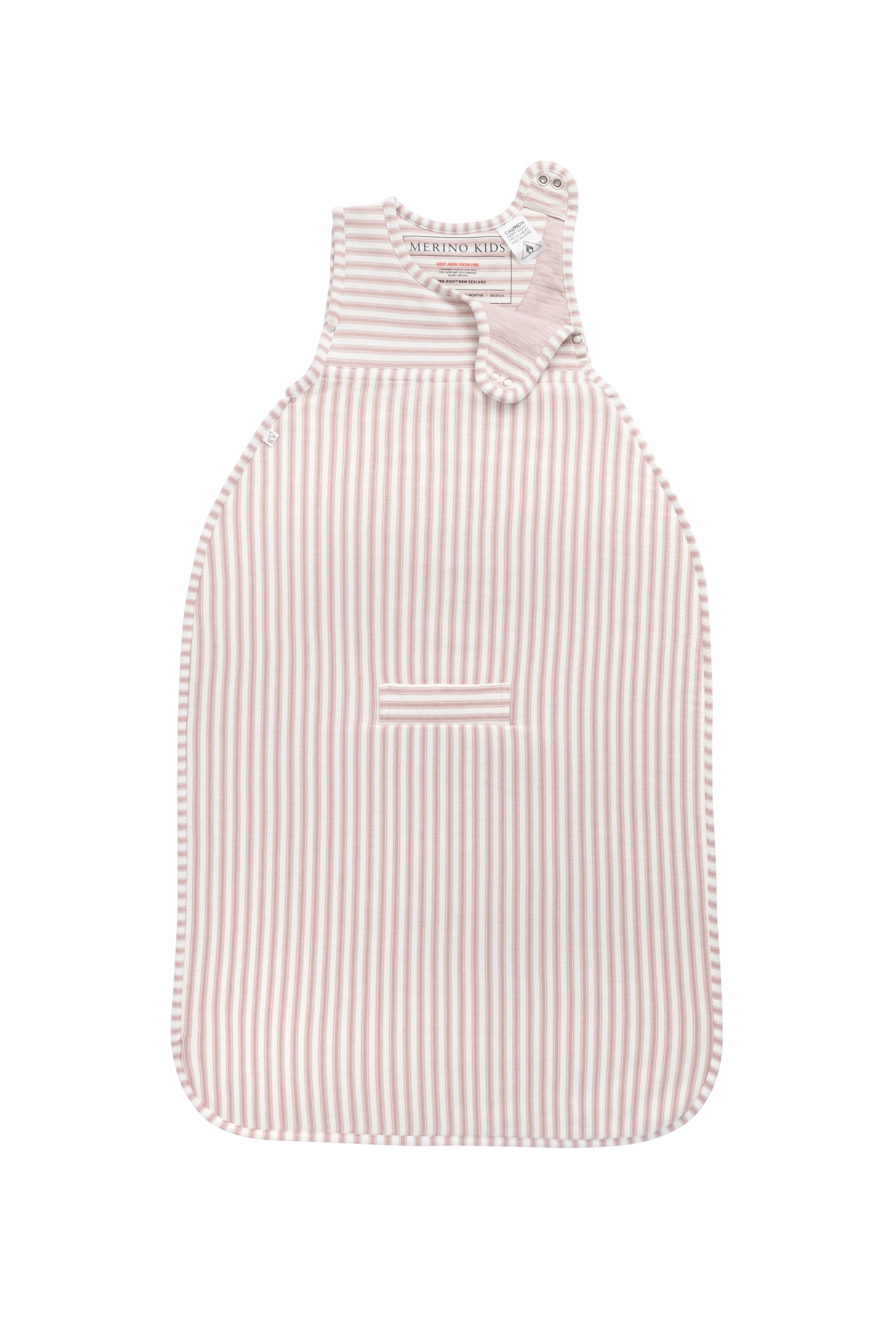 Merino Kids Go Go Bag - Duvet - Variegated Stripe Mauve - Image 6