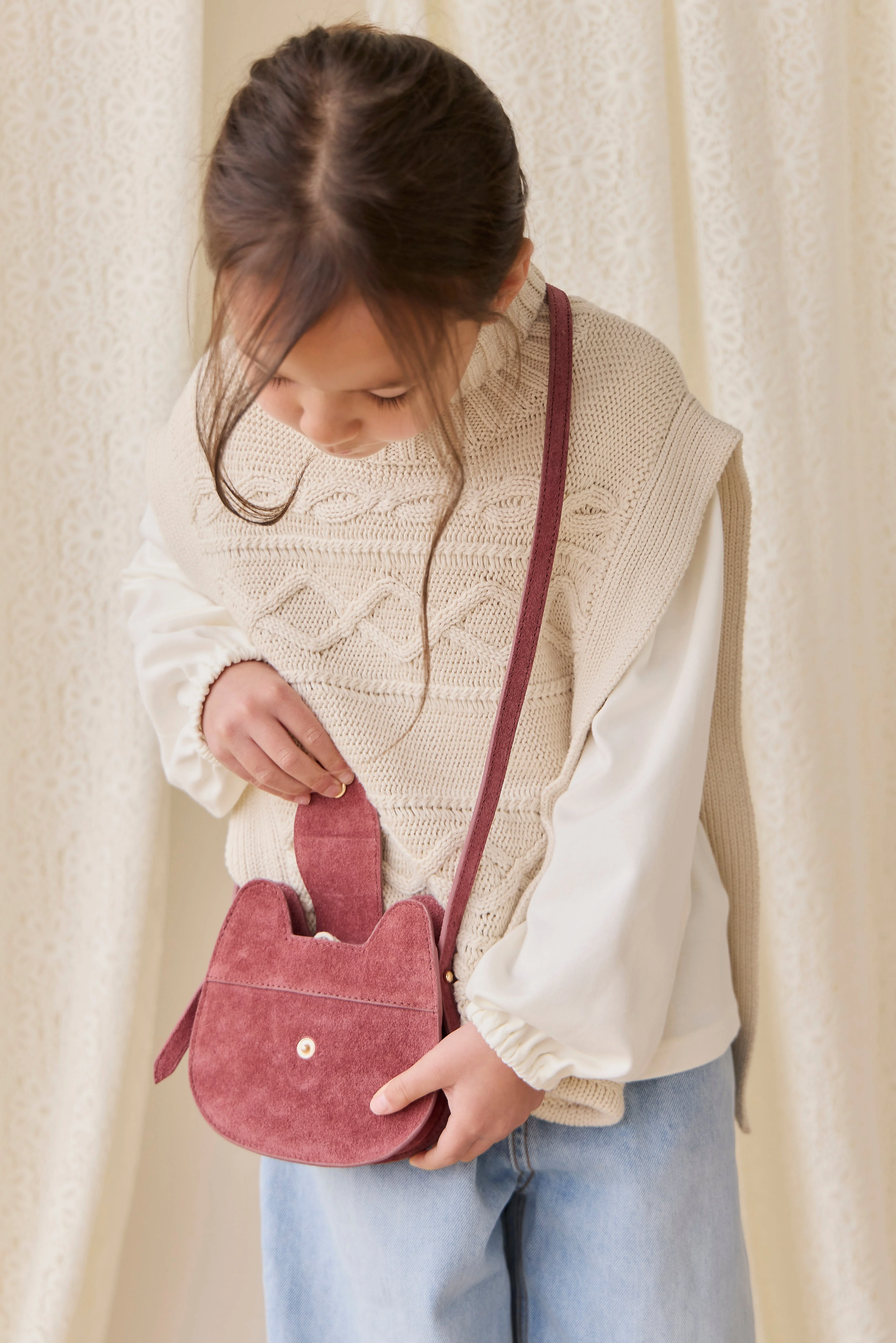 Kitty Shoulder Bag - Plum Pink - Image 6