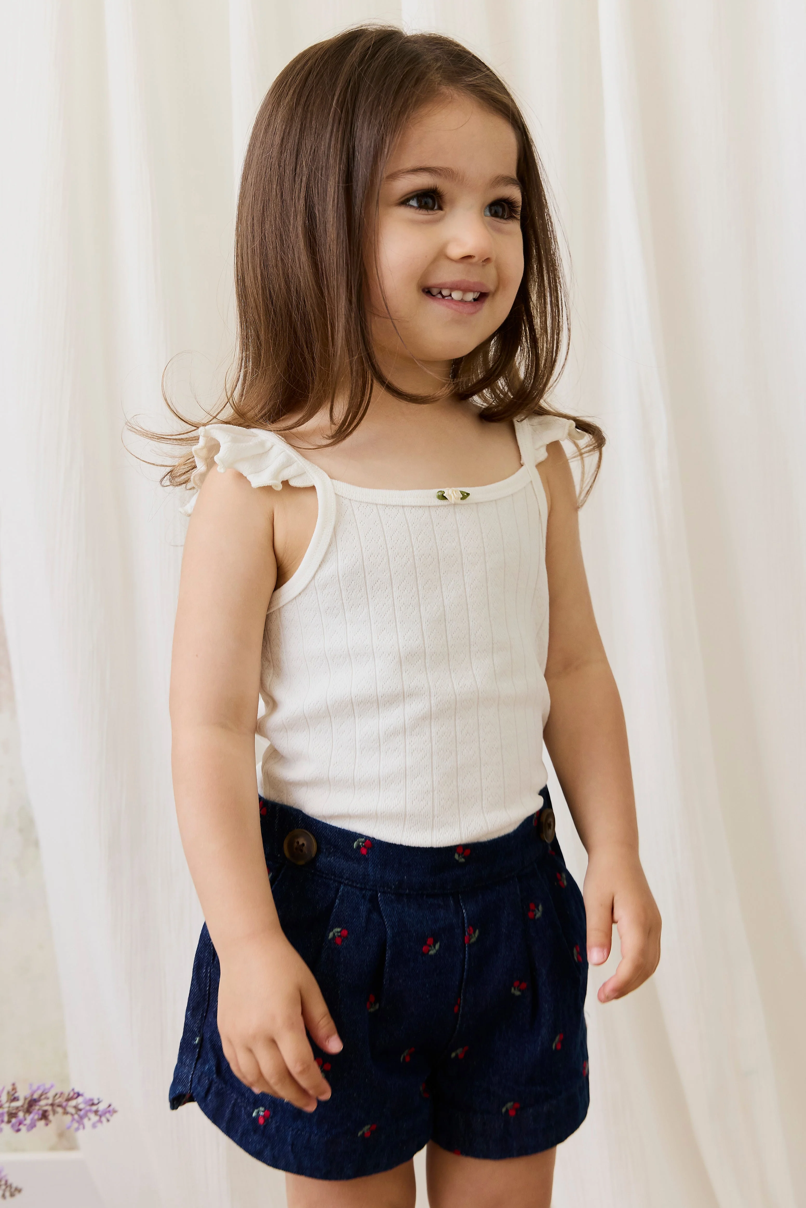 Jardine Short - Cerise Denim - Image 3