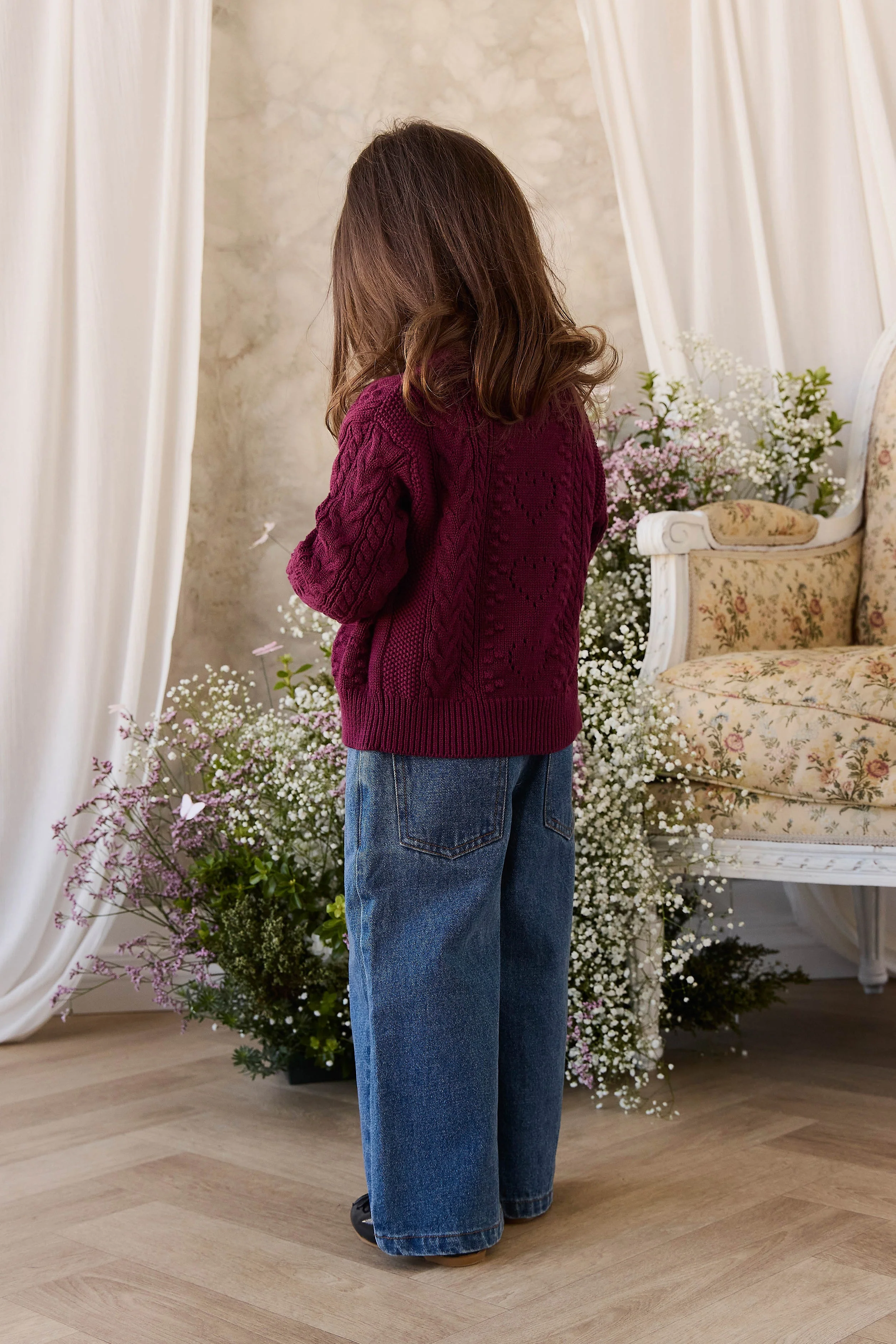 Josephine Knitted Cardigan - Mulberry Wood - Image 11