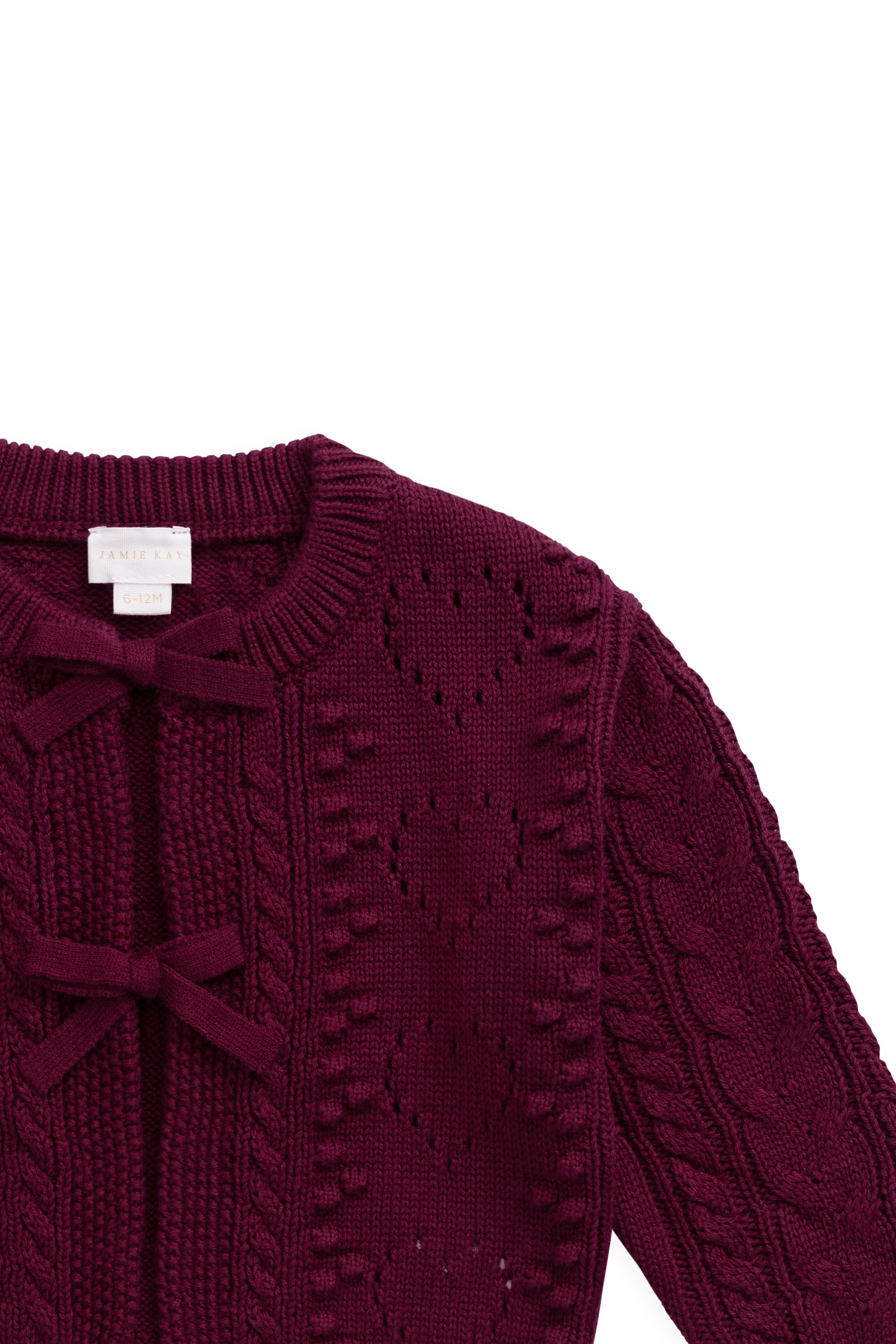 Josephine Knitted Cardigan - Mulberry Wood - Image 12