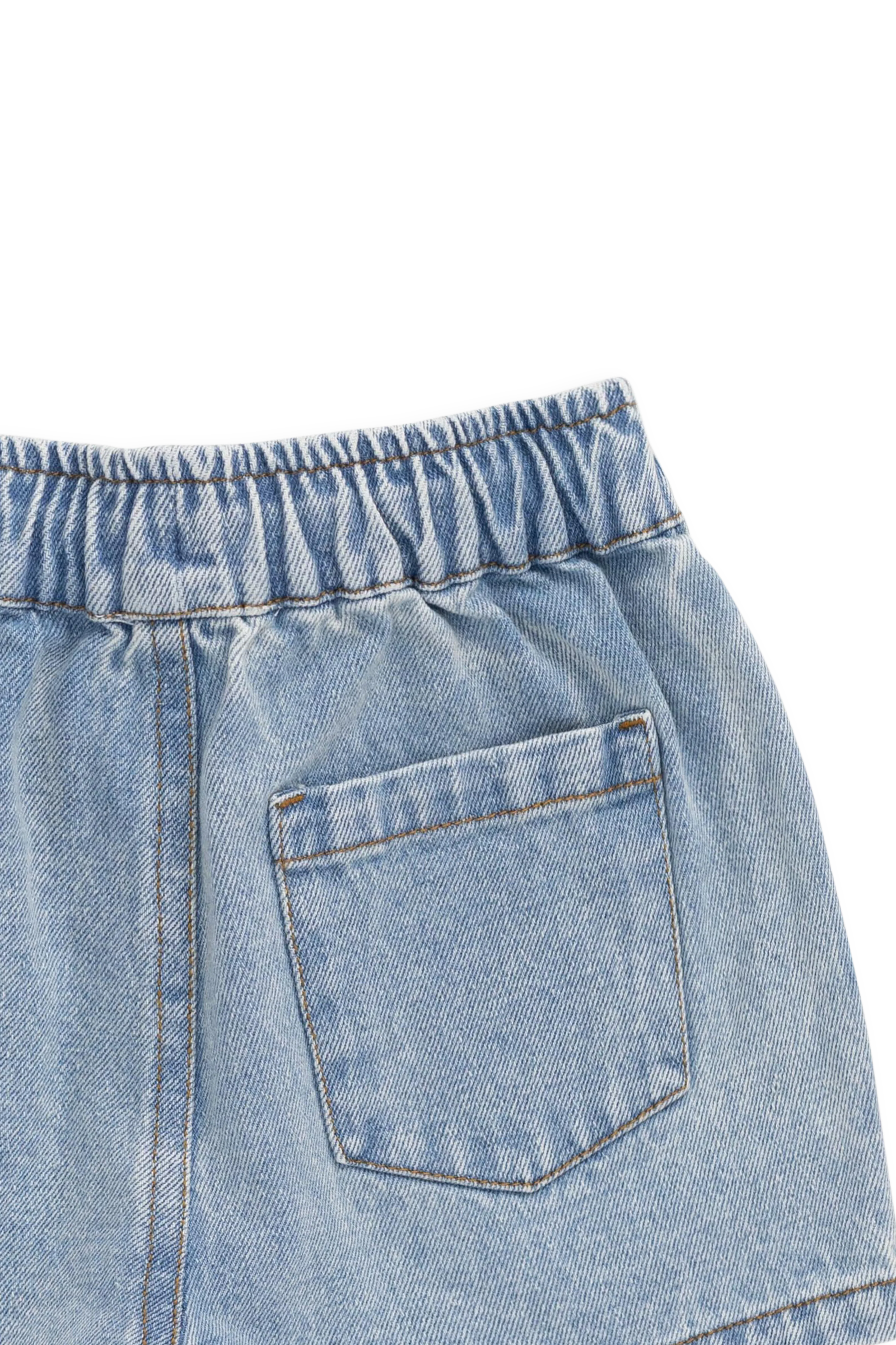 Kane Denim Short - Light Wash - Image 7