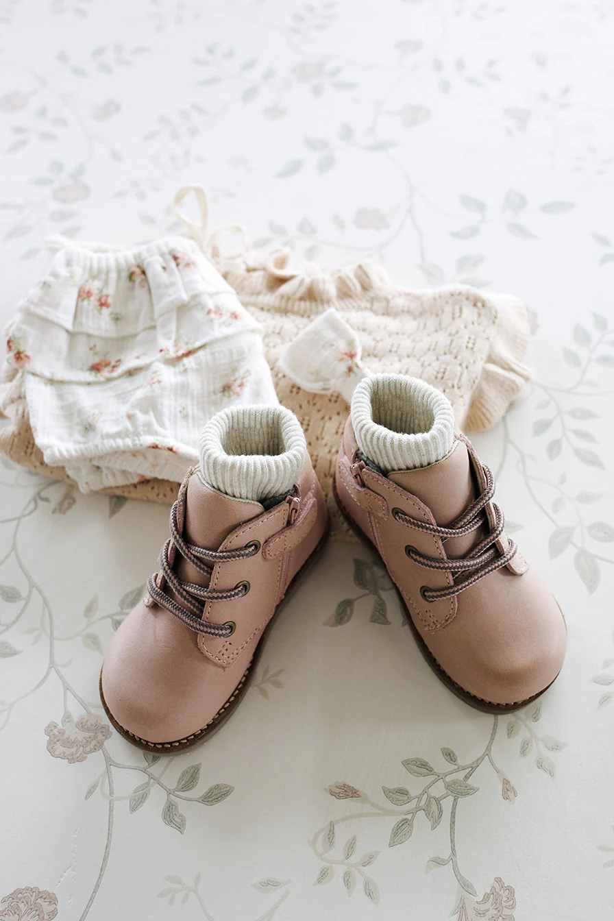 Leather Boot - Blush - Image 5