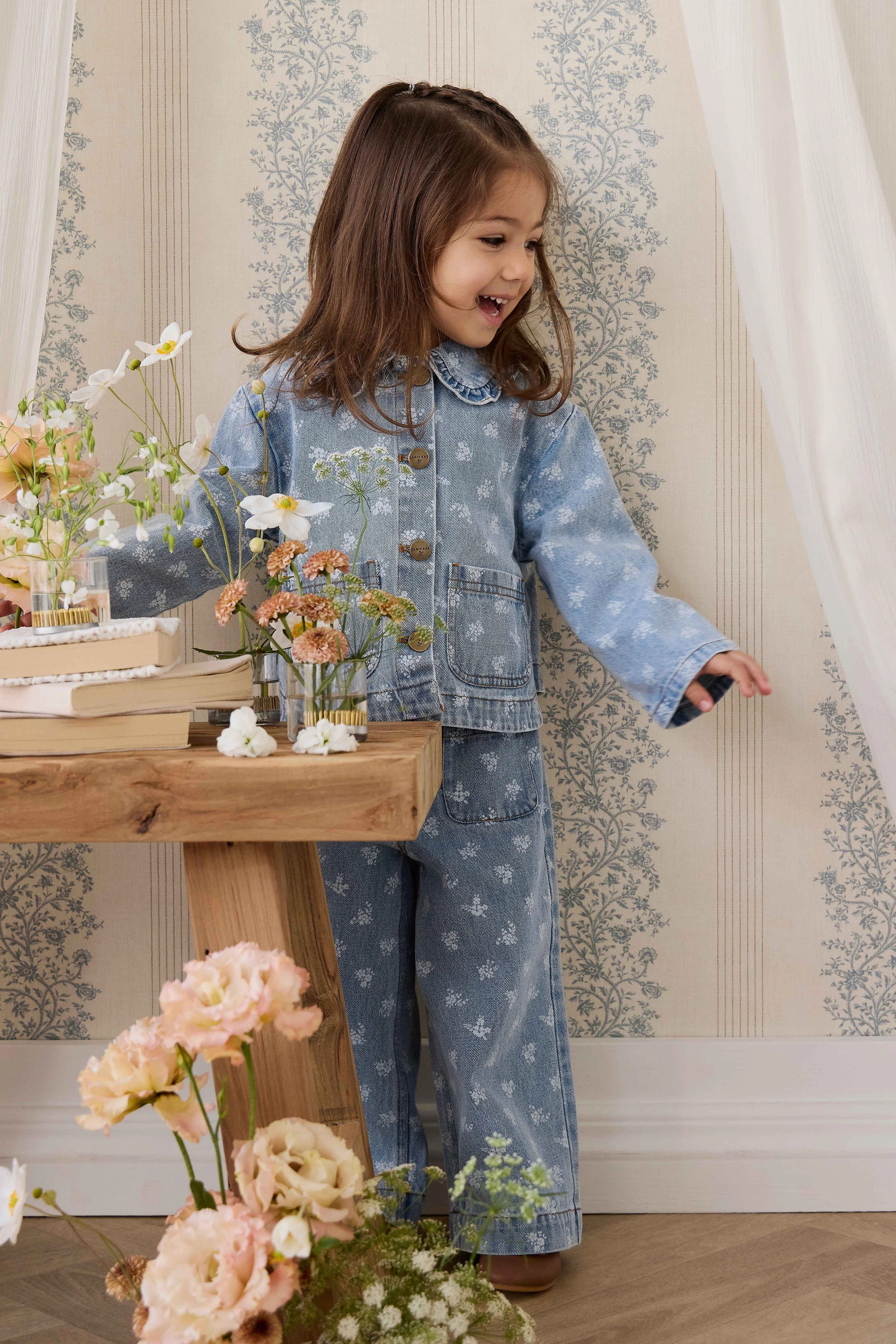 Malani Jacket - Tully Floral Denim - Image 12