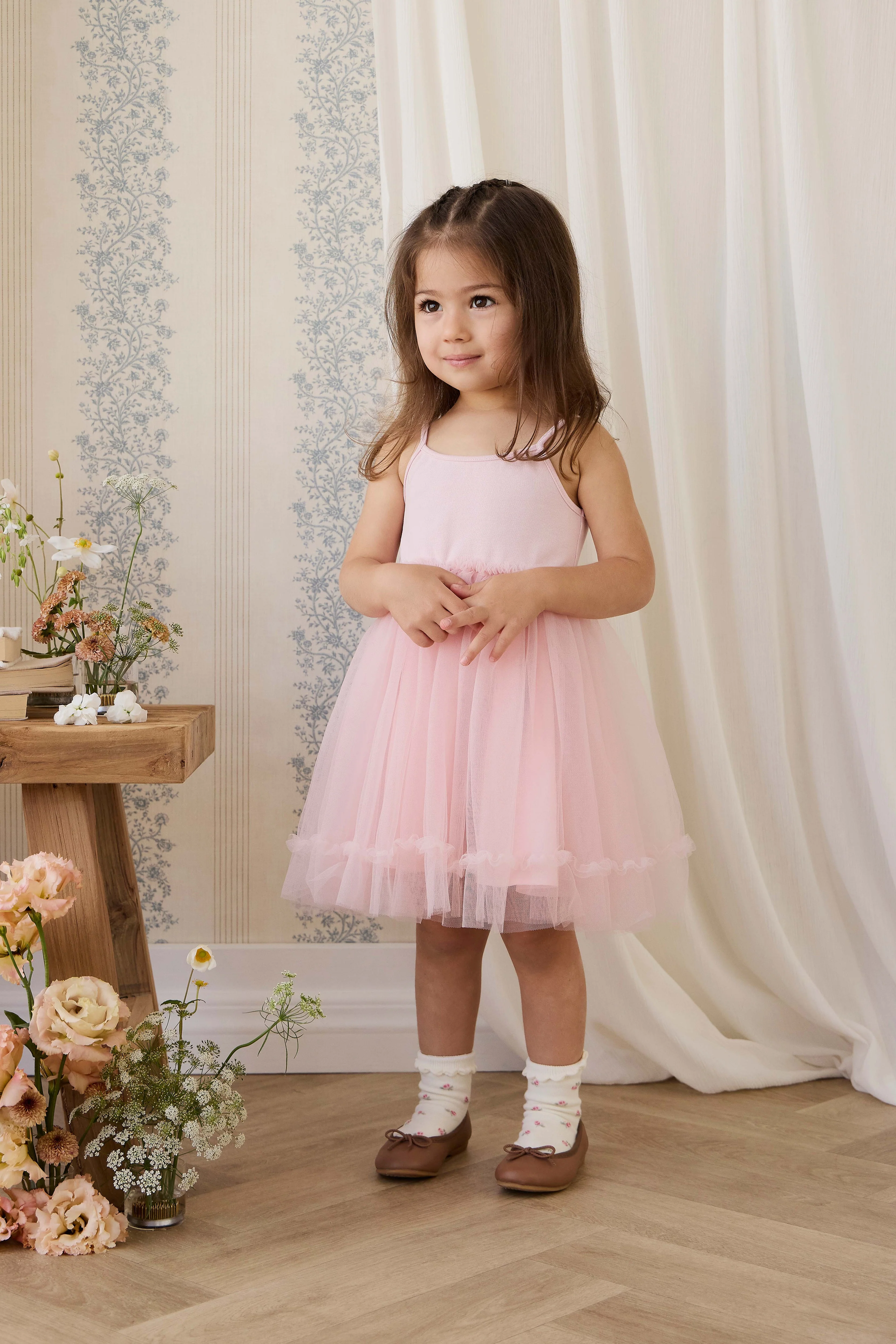 Malani Tulle Dress - Frosting - Image 4