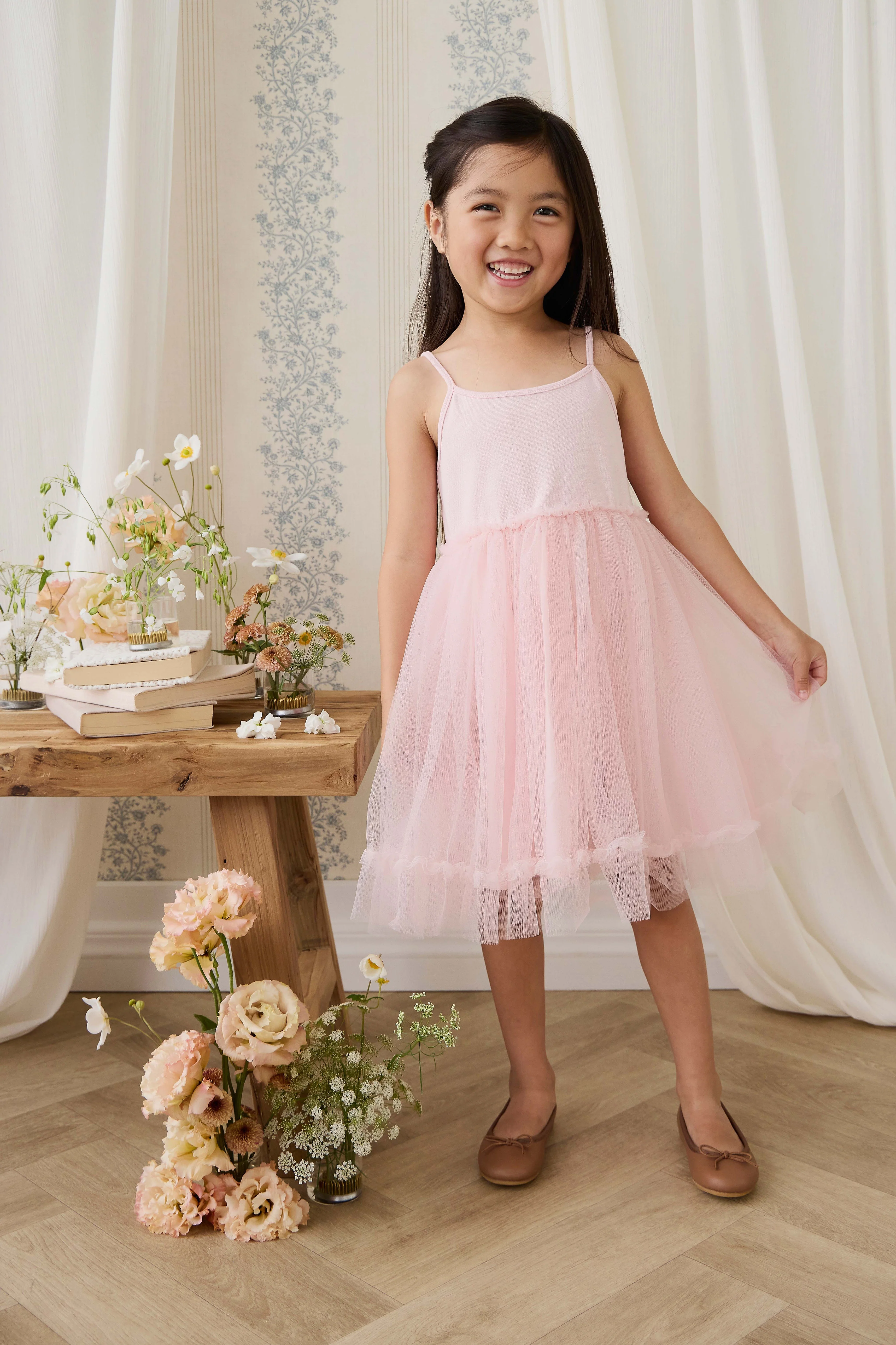 Malani Tulle Dress - Frosting - Image 8
