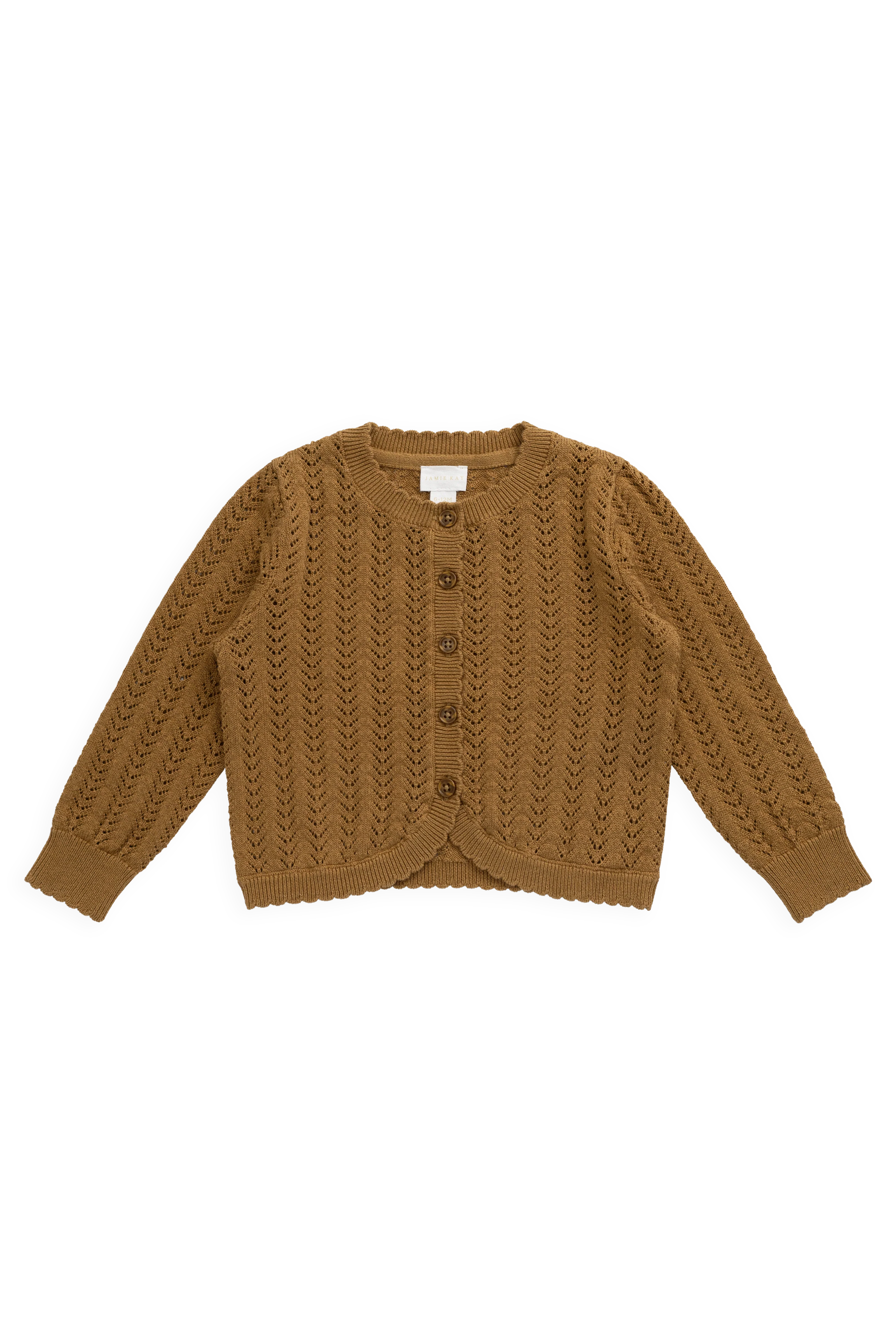 Maxine Knitted Cardigan - Antique Bronze - Image 2