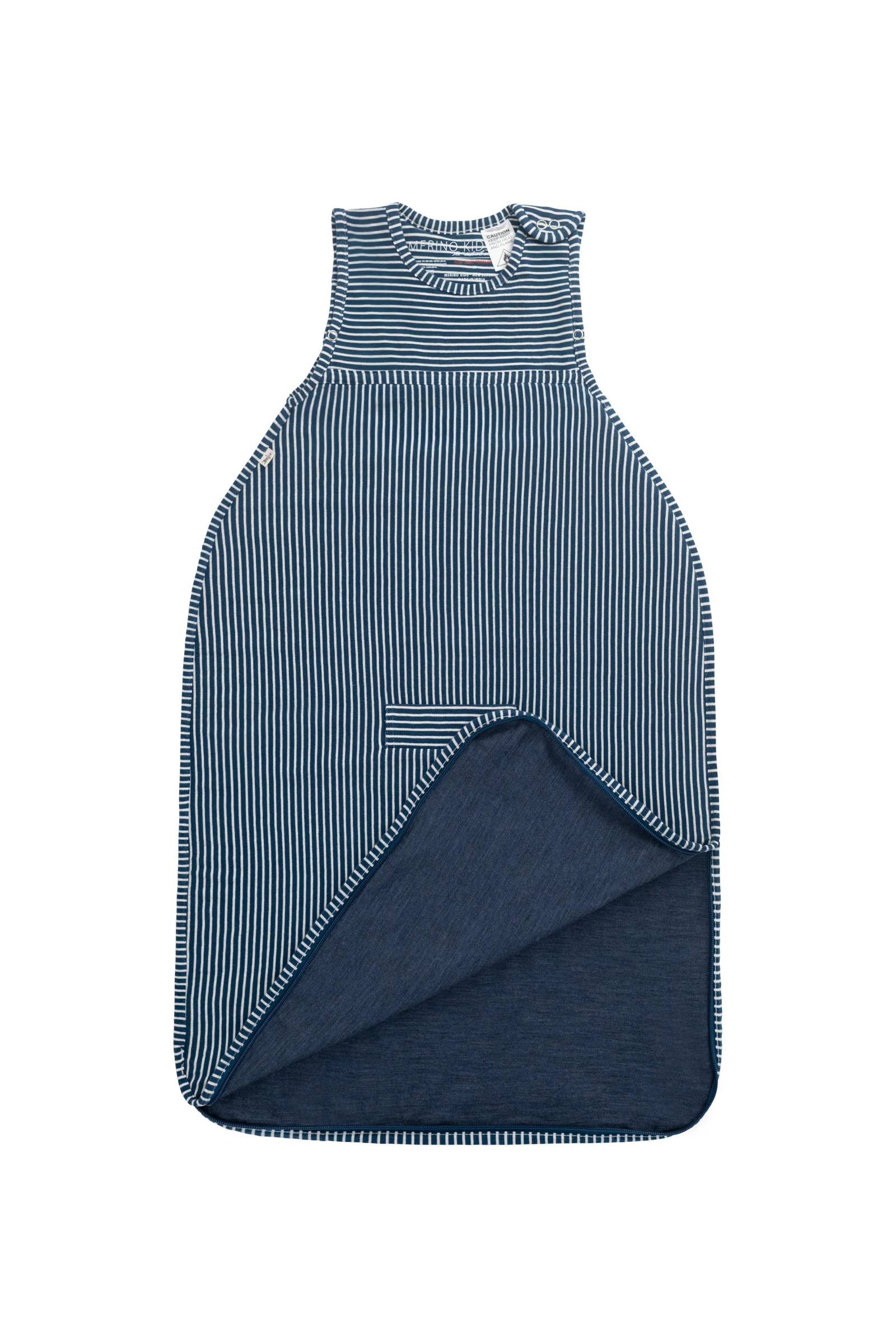 Merino Kids Go Go Bag - All Seasons - Navy Stripe - Image 4