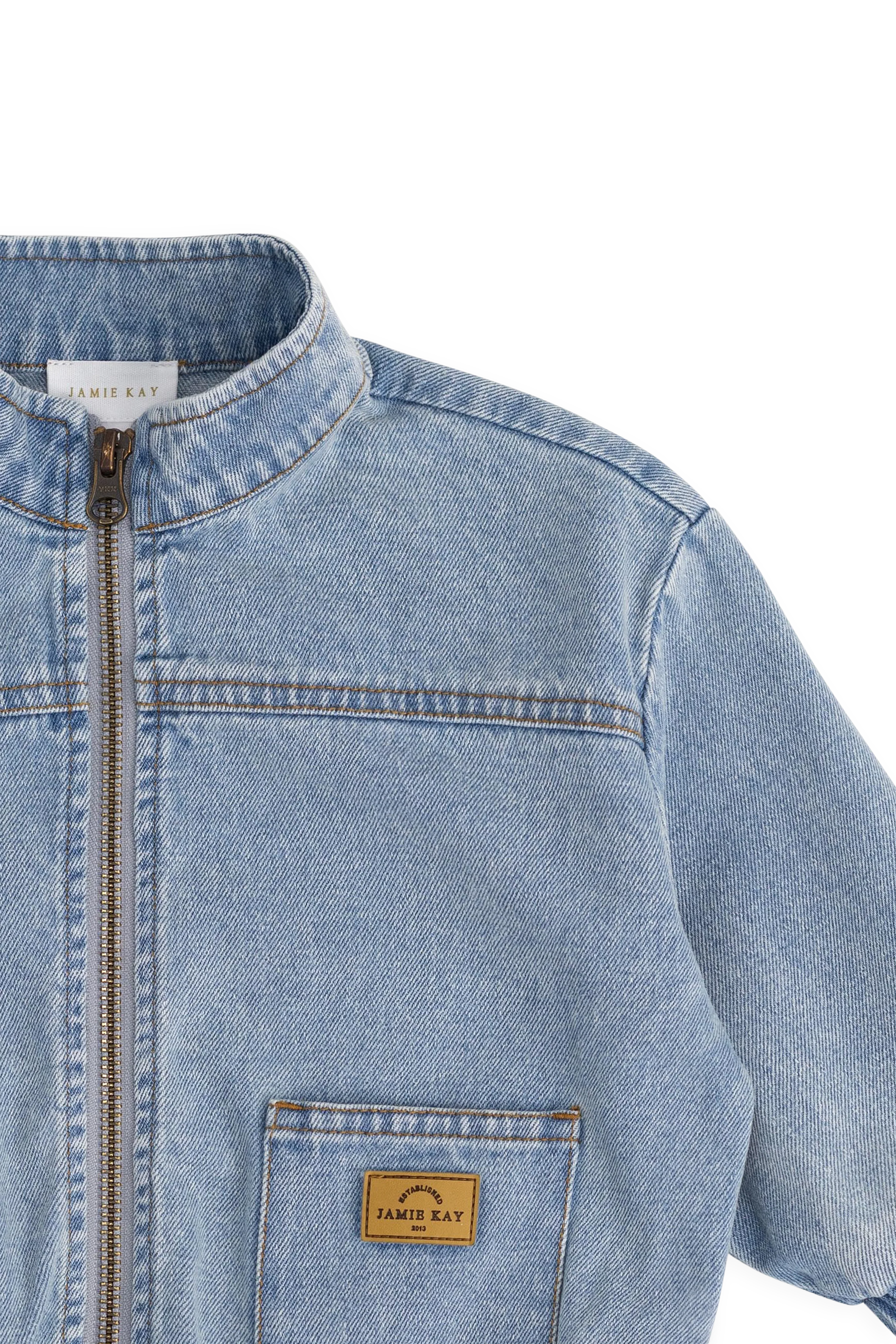 Murray Denim Jacket - Light Wash - Image 10