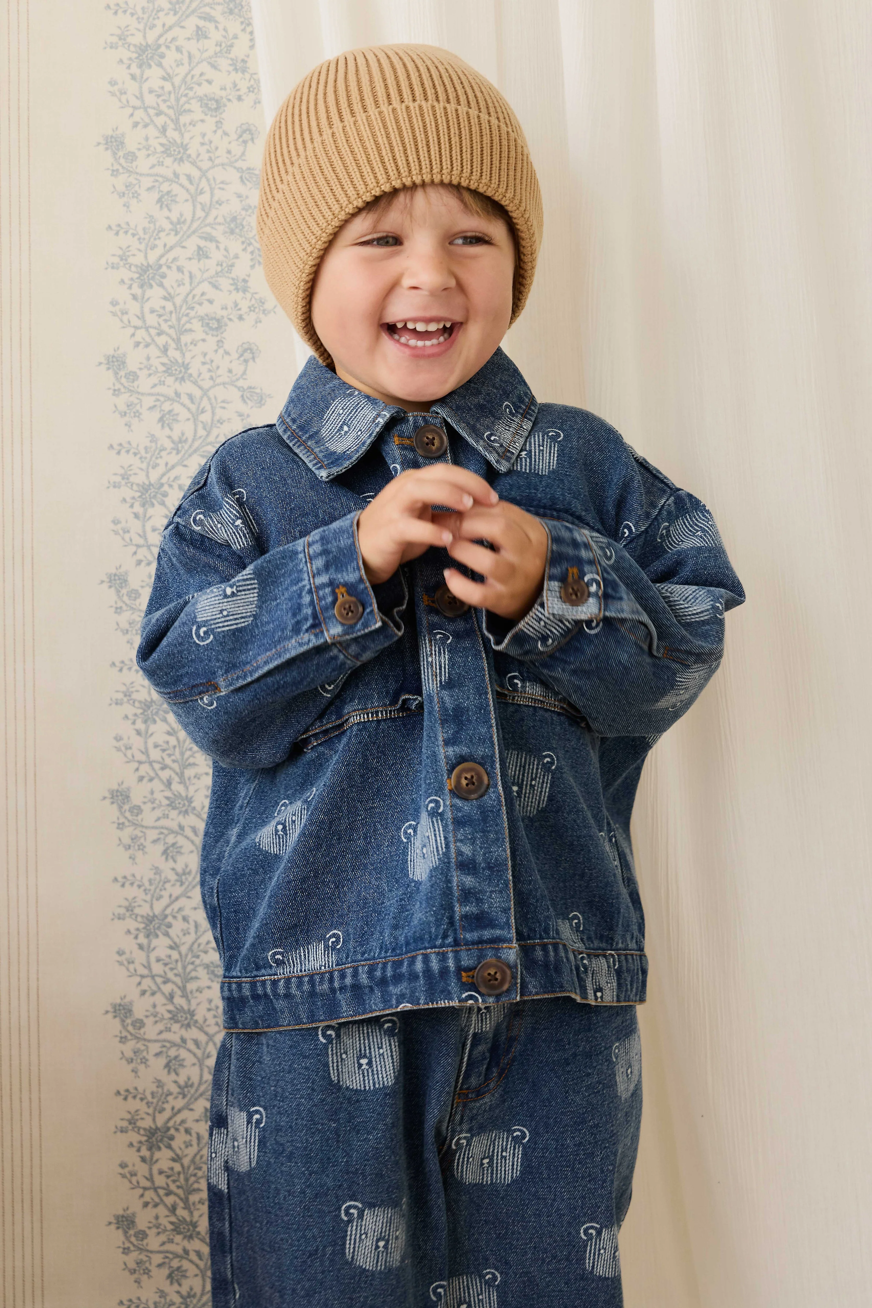 Nicolai Jacket - Teddy Face Denim - Image 9
