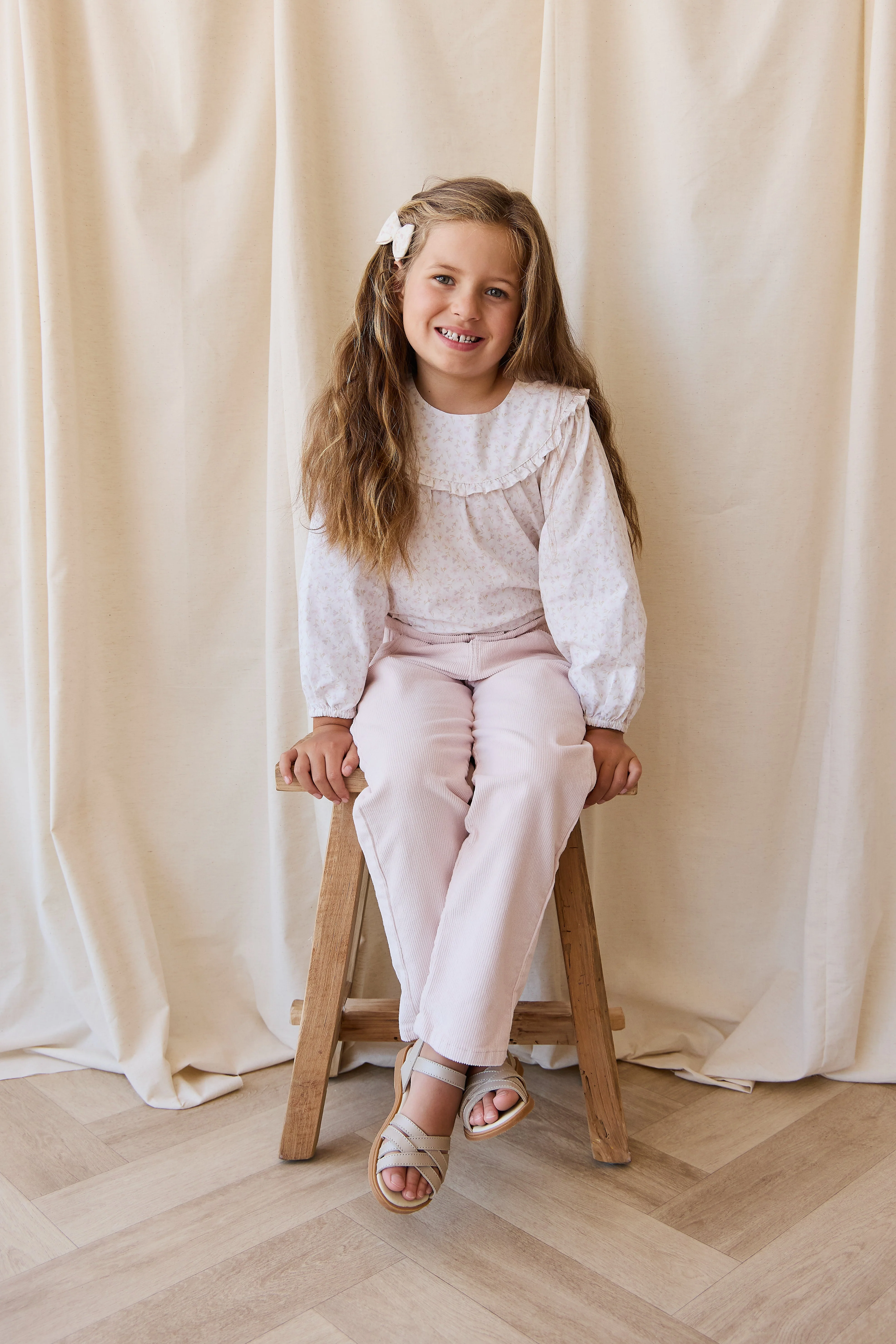Organic Cotton Amira Blouse - Aries Mauve