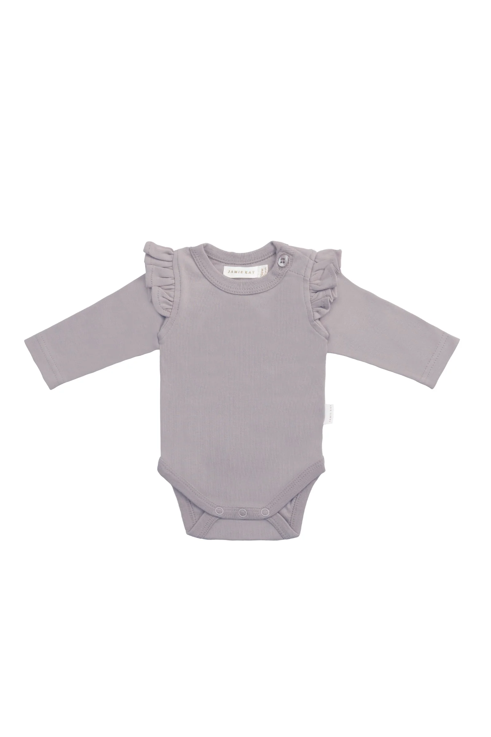 Organic Cotton Ana Bodysuit - Moon