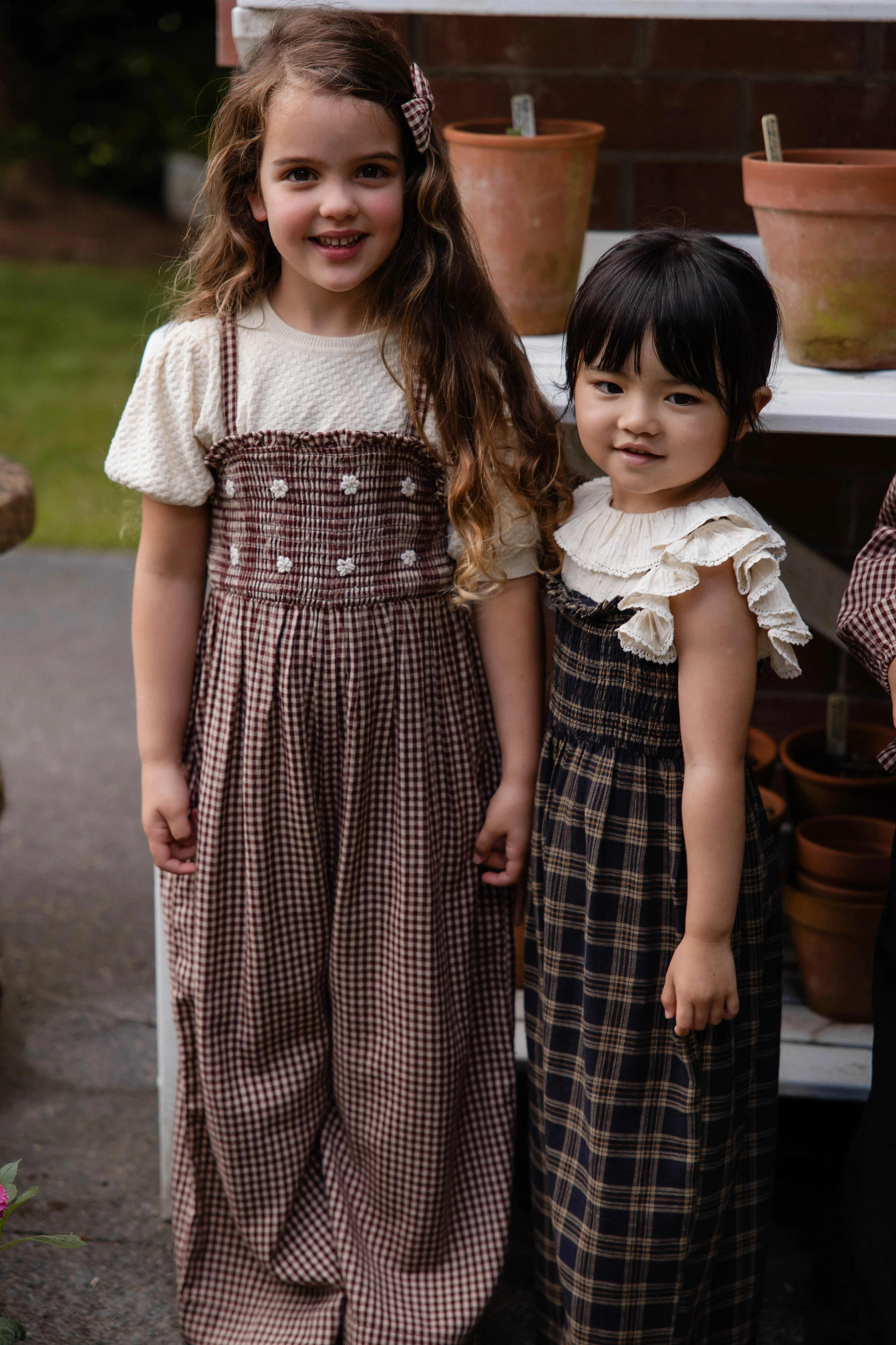 Organic Cotton Arabella Jumpsuit - Woodland Check - Image 8