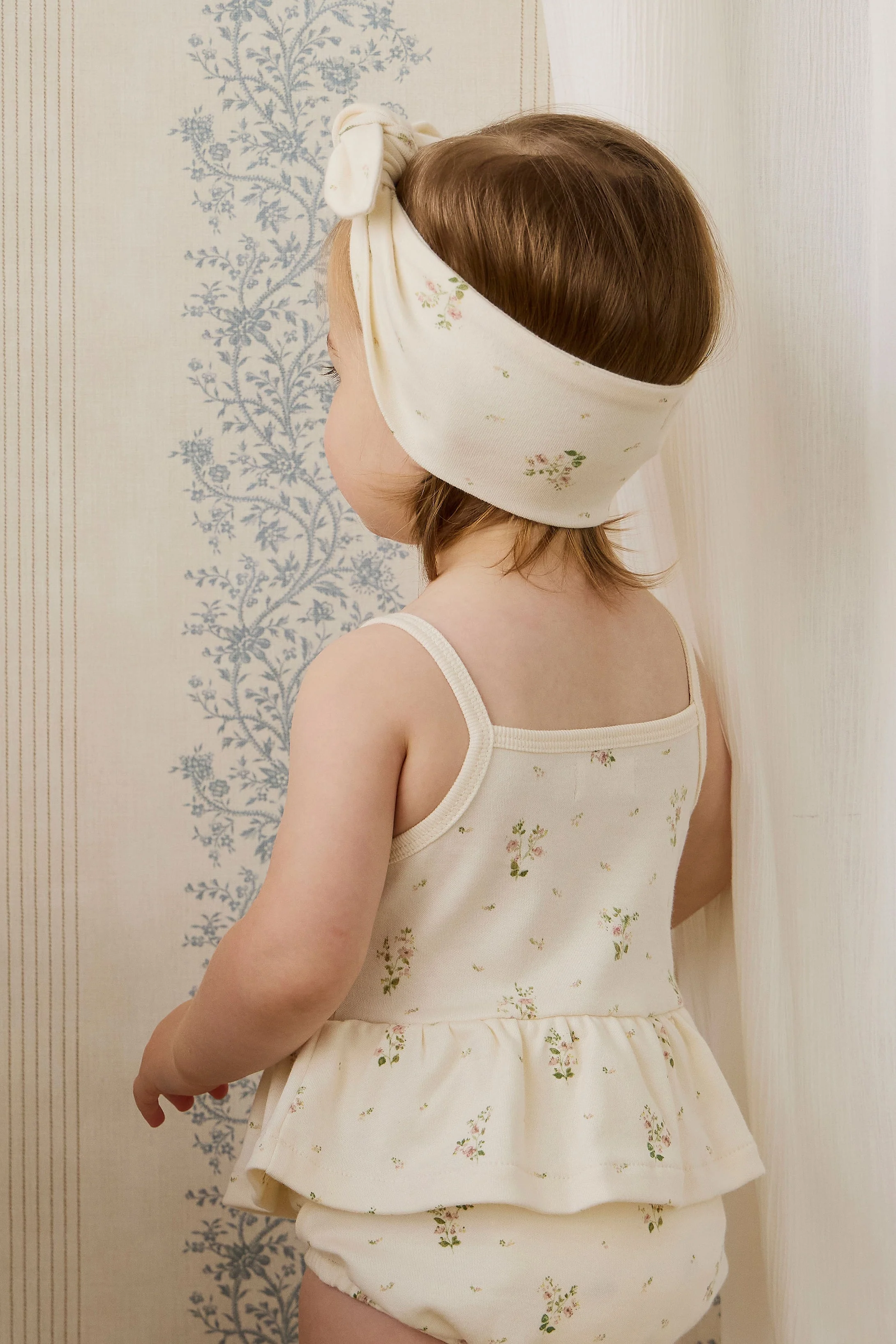 Organic Cotton Astra Playsuit - Josepha Egret Small - Image 4