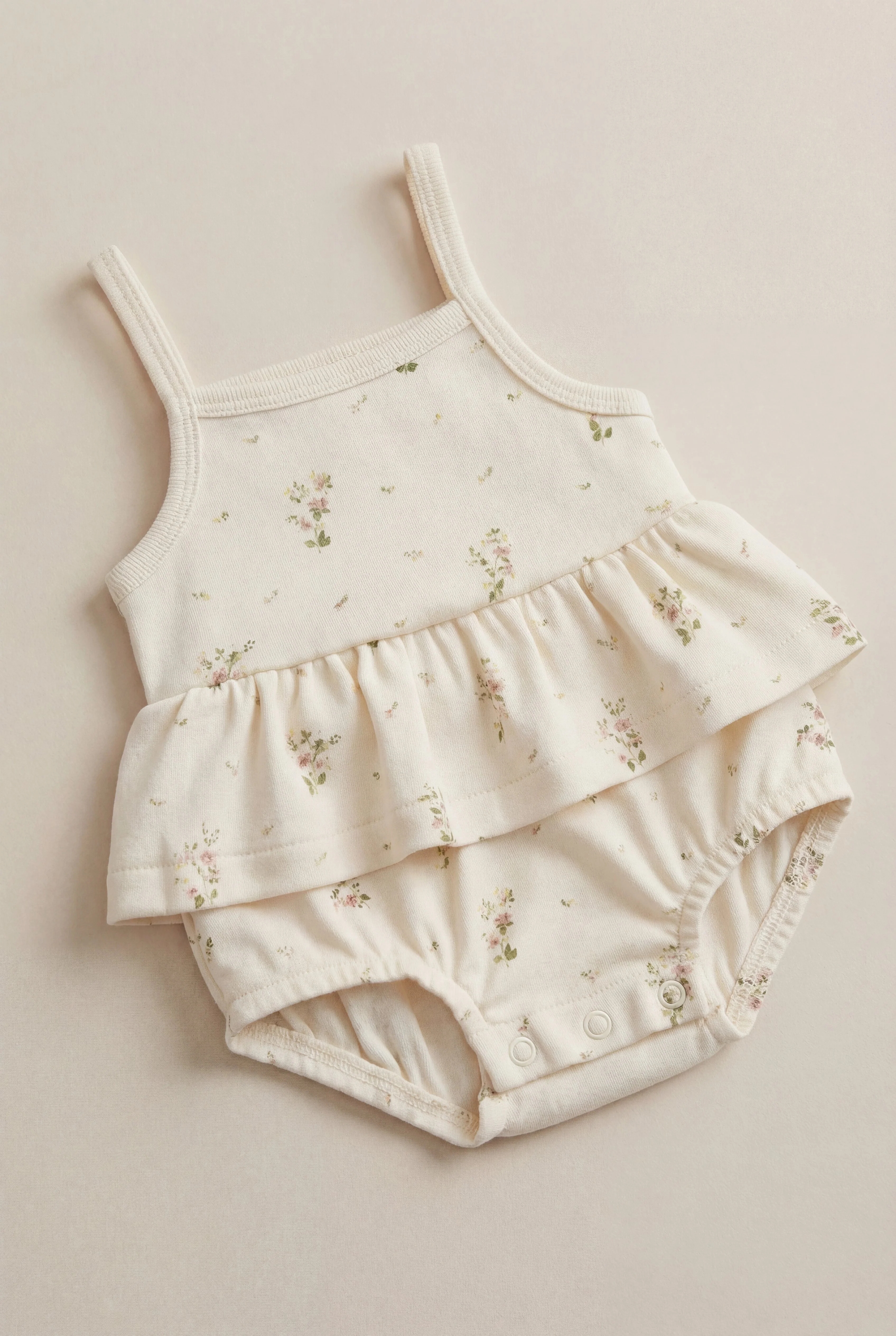 Organic Cotton Astra Playsuit - Josepha Egret Small - Image 5
