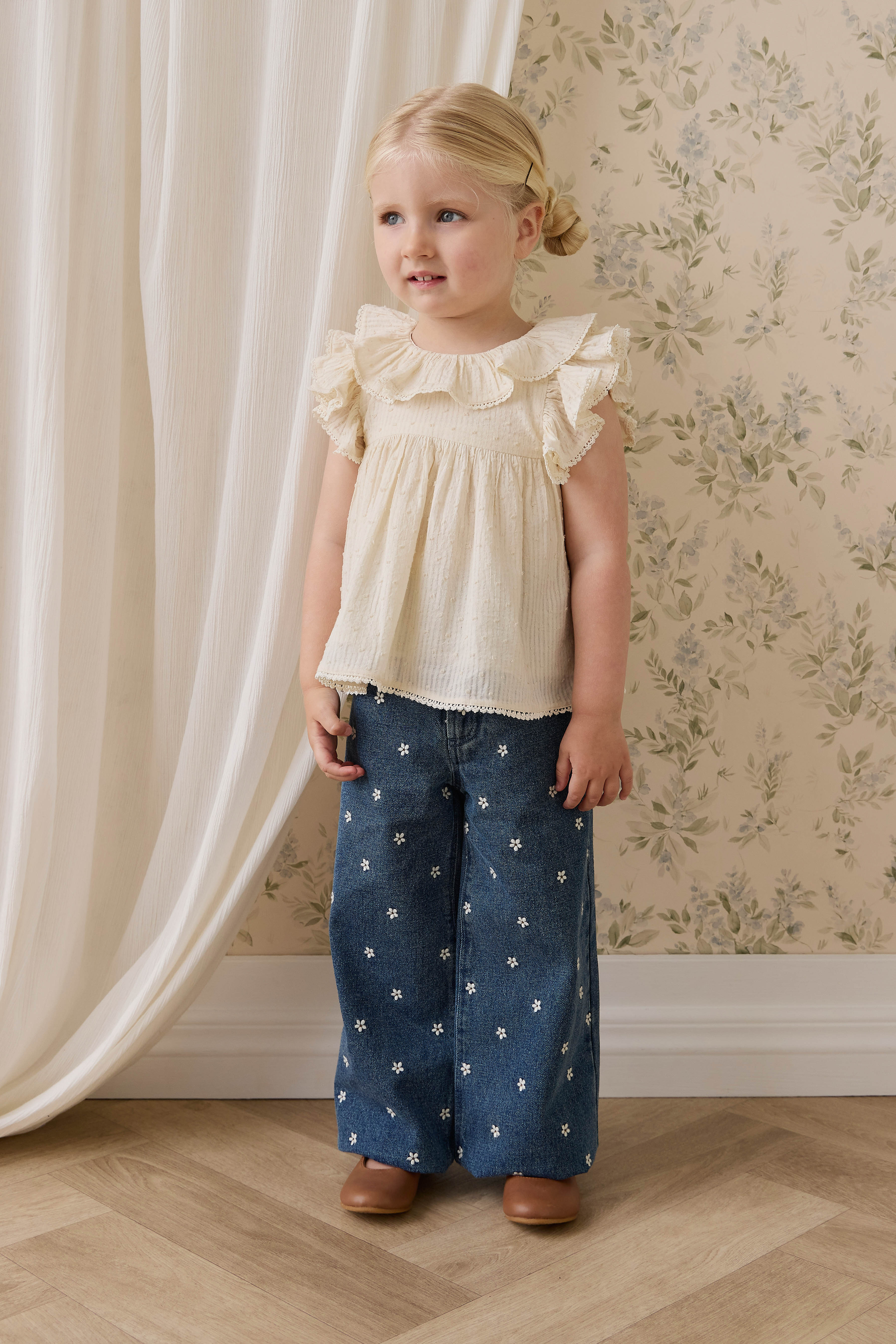 Organic Cotton Banks Blouse-Parchment - Image 11
