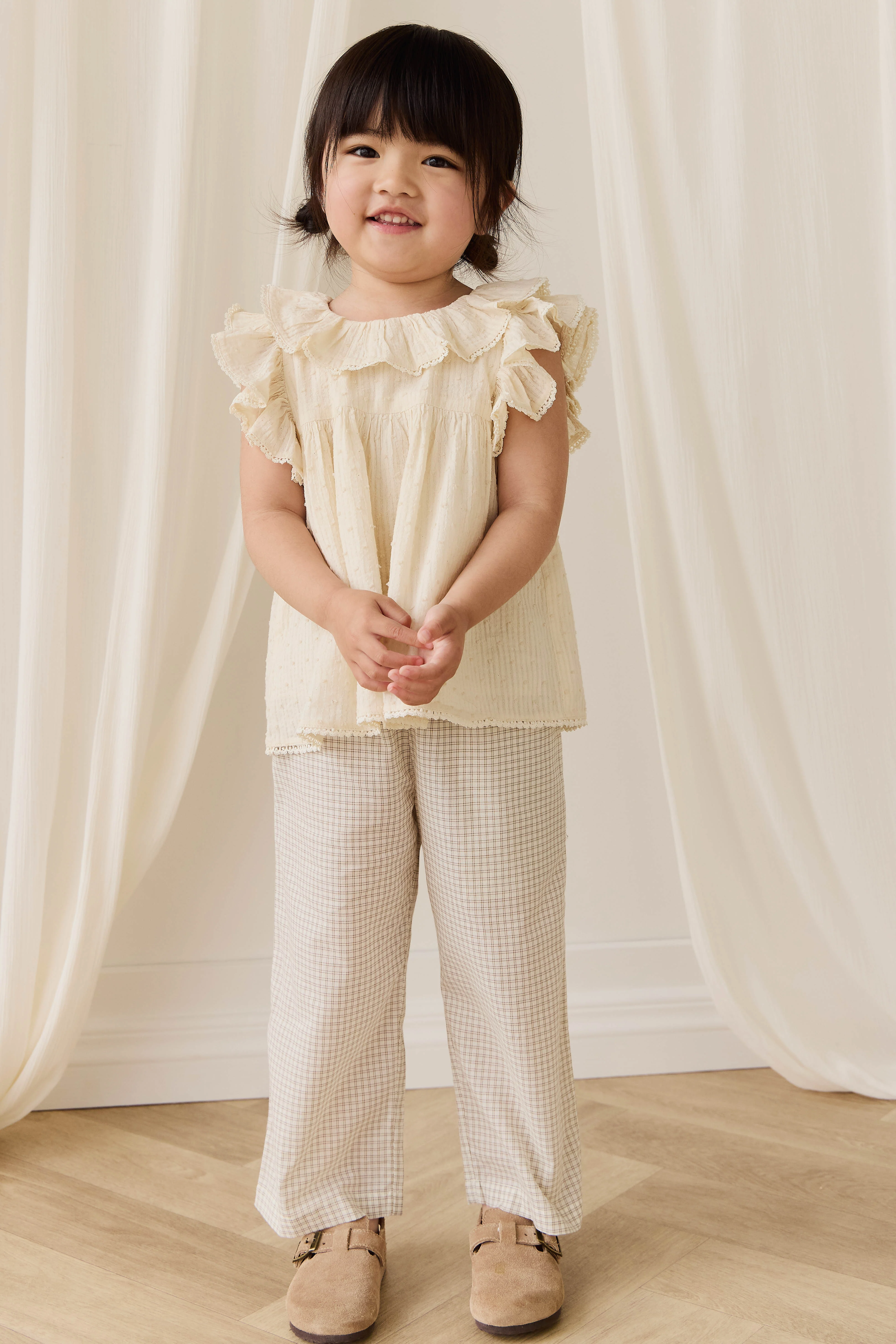 Organic Cotton Banks Blouse-Parchment - Image 5